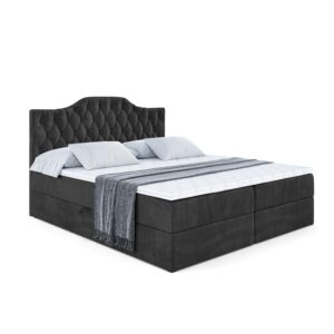 wohnli-moebel-suche-800000646034 Wohnli Möbelsuche - BOXBETT mit Matratze H3 und Lattenrost - VILA-1 - 180x200 cm Schwarz
