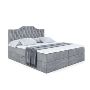 wohnli-moebel-suche-800000646047 Wohnli Möbelsuche - BOXBETT mit Matratze H4 und Lattenrost - VILA-1 - 120x200 cm - H4 - Grau