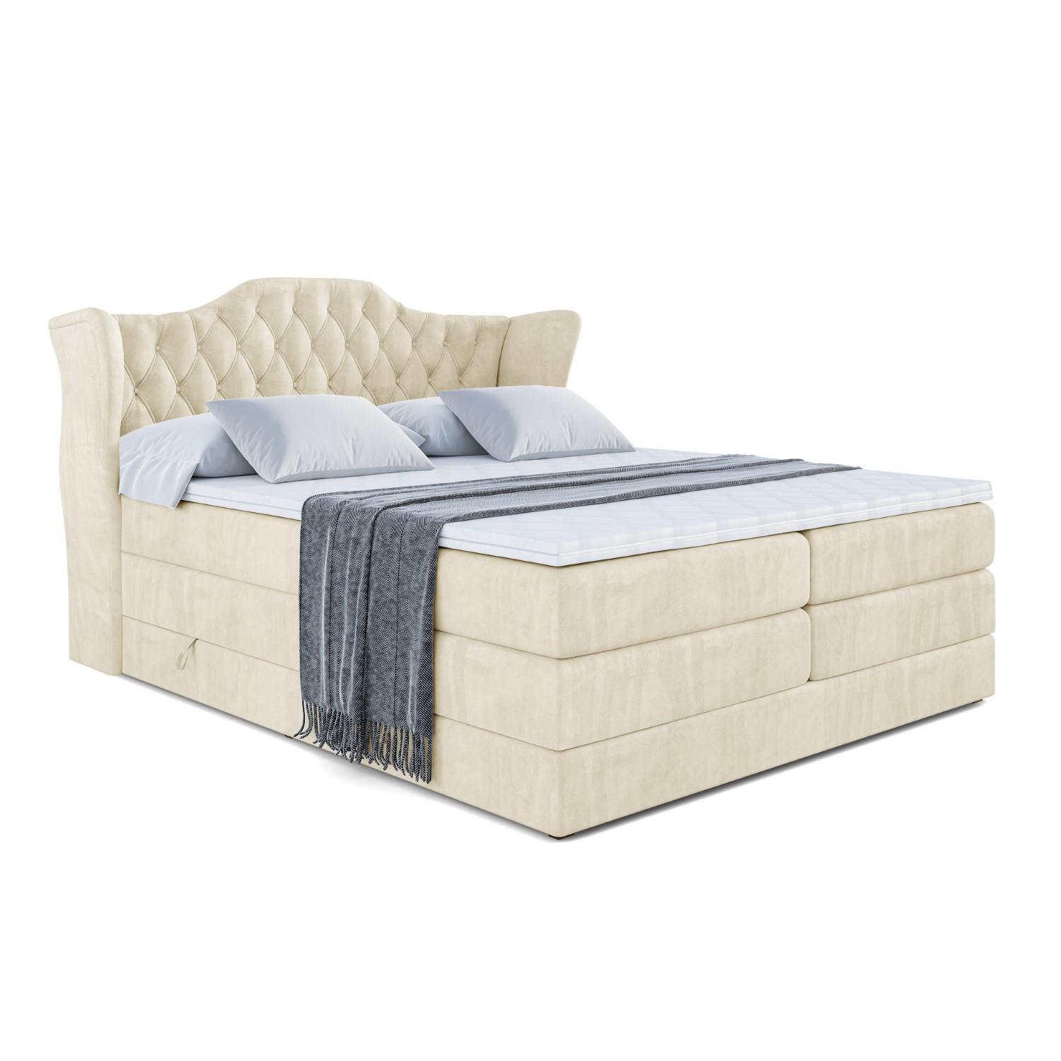 wohnli-moebel-suche-800000646397 Wohnli Möbelsuche - BOXSPRINGBETT VILA KING - 160x200 - H3/H4 - Beige