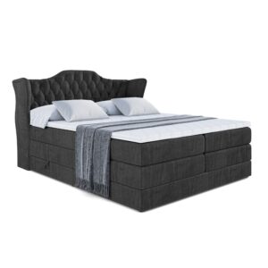 wohnli-moebel-suche-800000646436 Wohnli Möbelsuche - BOXSPRINGBETT VILA KING - 180x200 - H3/H4 - Schwarz