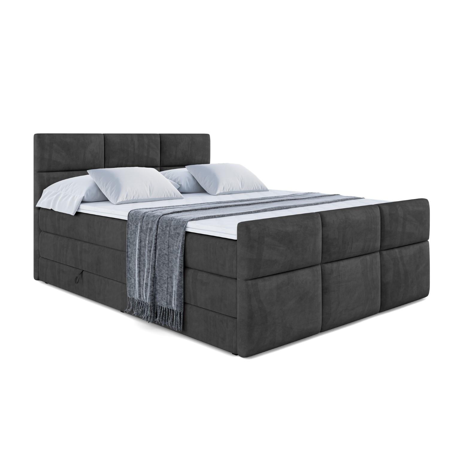 wohnli-moebel-suche-800000647092 Wohnli Möbelsuche - BOXSPRINGBETT OHIO-Z KING - 200x200 - H3/H4 - Schwarz