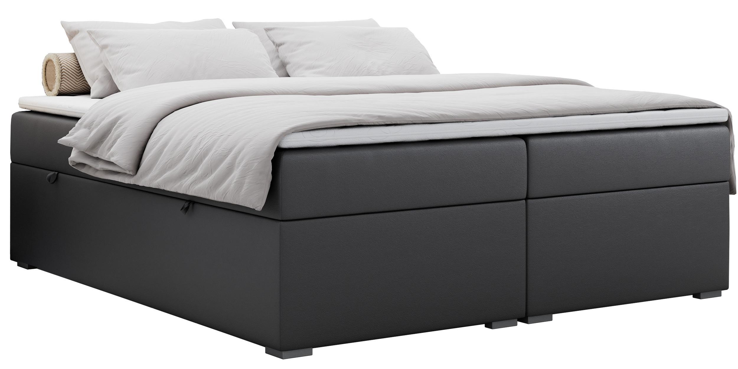 wohnli-moebel-suche-800000648418 Wohnli Möbelsuche - BOXBETT BESS 120/200 Dunkelgrau Kunstleder - H4