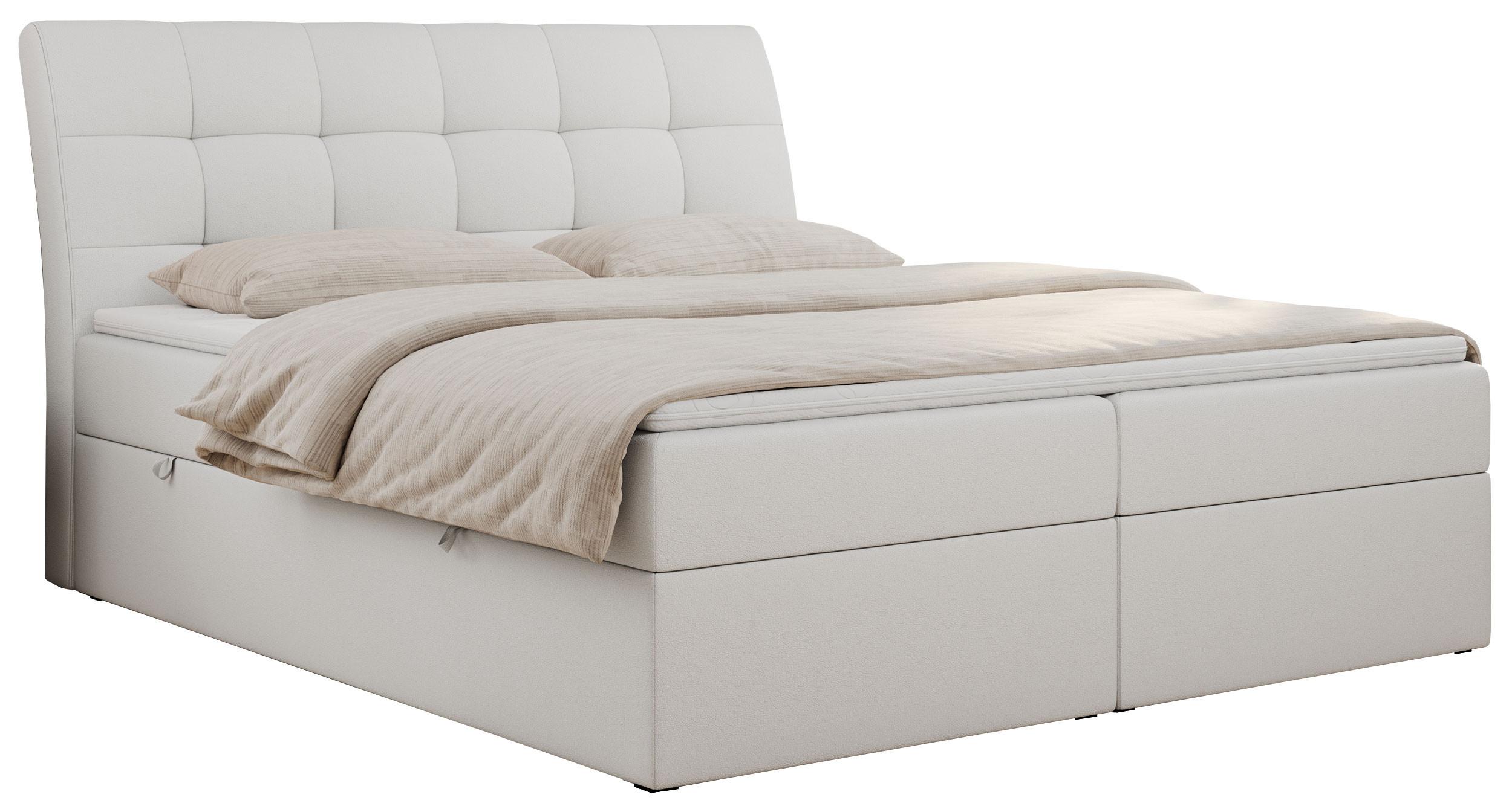 wohnli-moebel-suche-800000648441 Wohnli Möbelsuche - BOXBETT DIEGOS 120/200 Weiß Kunstleder - H4
