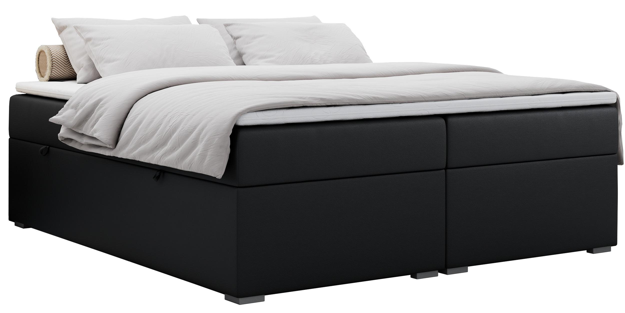 wohnli-moebel-suche-800000648469 Wohnli Möbelsuche - BOXBETT BESS 120/200 Schwarz Kunstleder - H4