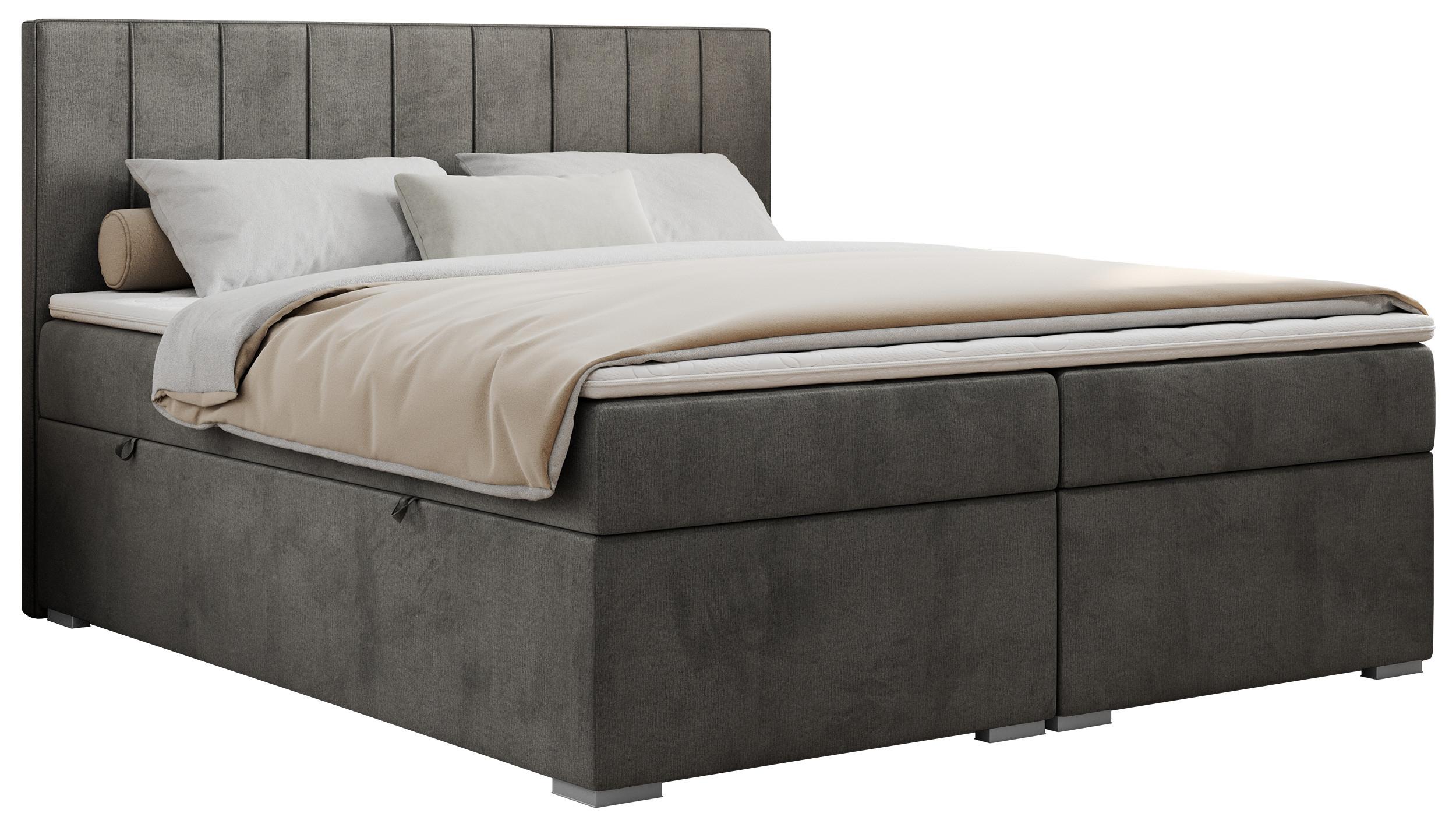 wohnli-moebel-suche-800000648705 Wohnli Möbelsuche - BOXBETT ALLY 120/200 Dunkelgrau Velvet - H3