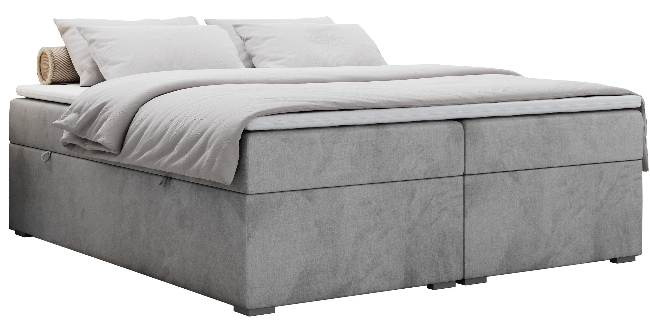 wohnli-moebel-suche-800000649242 Wohnli Möbelsuche - BOXBETT BESS 120/200 Hellgrau Velvet - H4