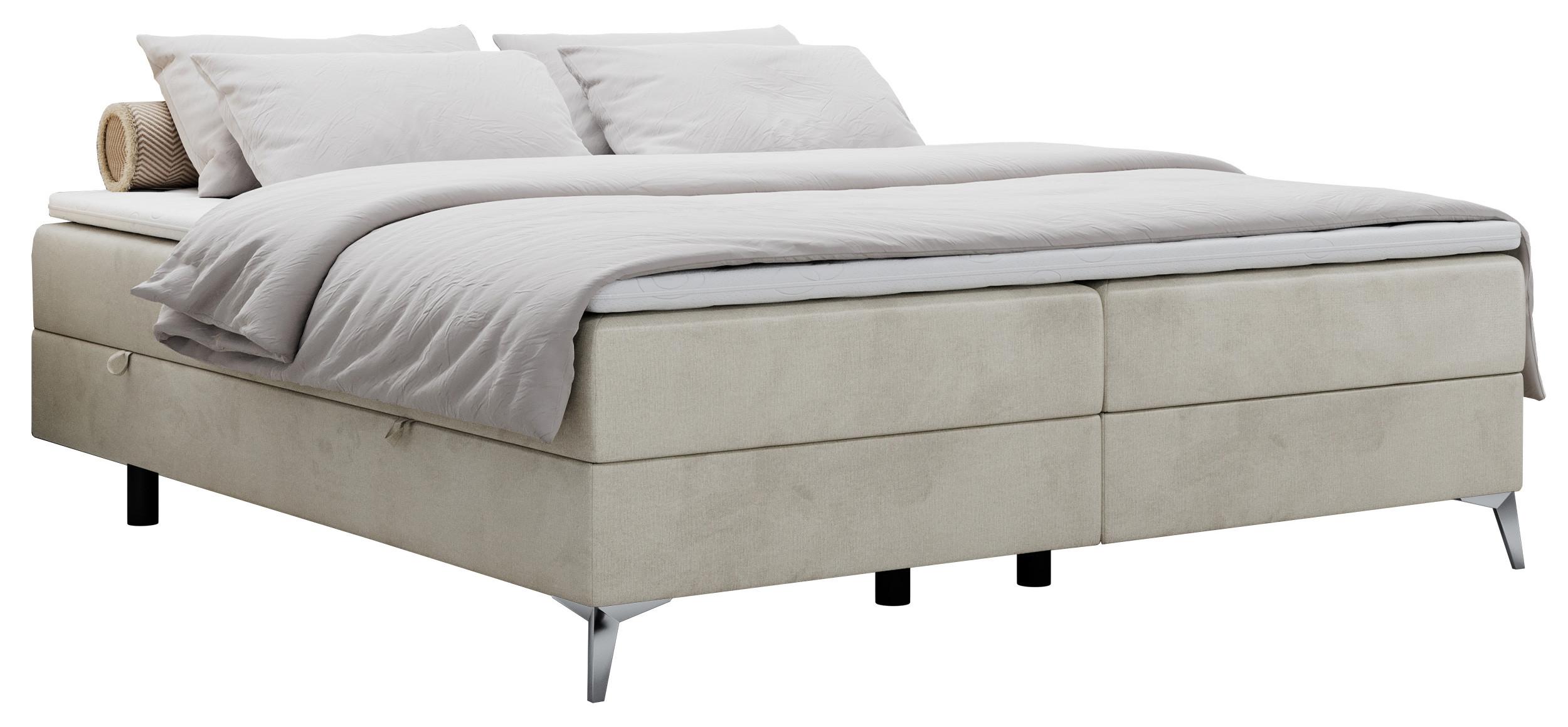 wohnli-moebel-suche-800000649397 Wohnli Möbelsuche - BOXBETT LESS 200/200 Beige Velvet - H3