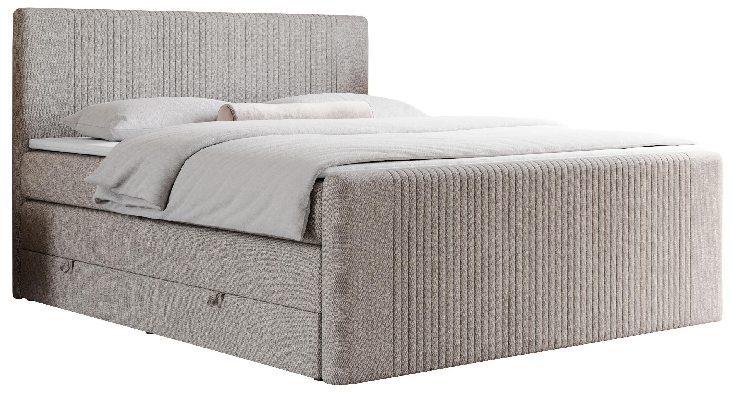 wohnli-moebel-suche-800000649425 Wohnli Möbelsuche - BOXSPRINGBETT KING DOREN 200/200 Beige Struktur - H3