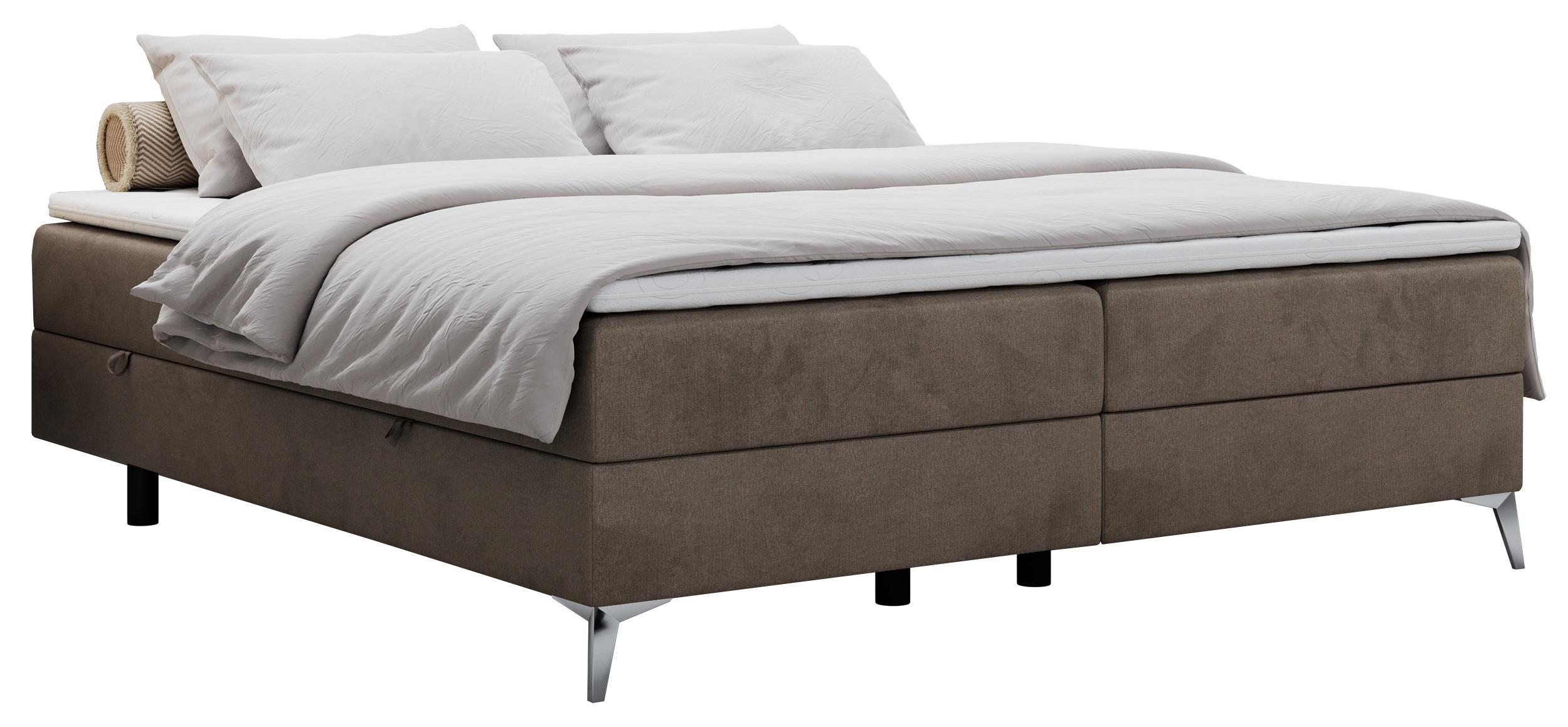 wohnli-moebel-suche-800000649445 Wohnli Möbelsuche - BOXBETT LESS 120/200 Braun Velvet - H3