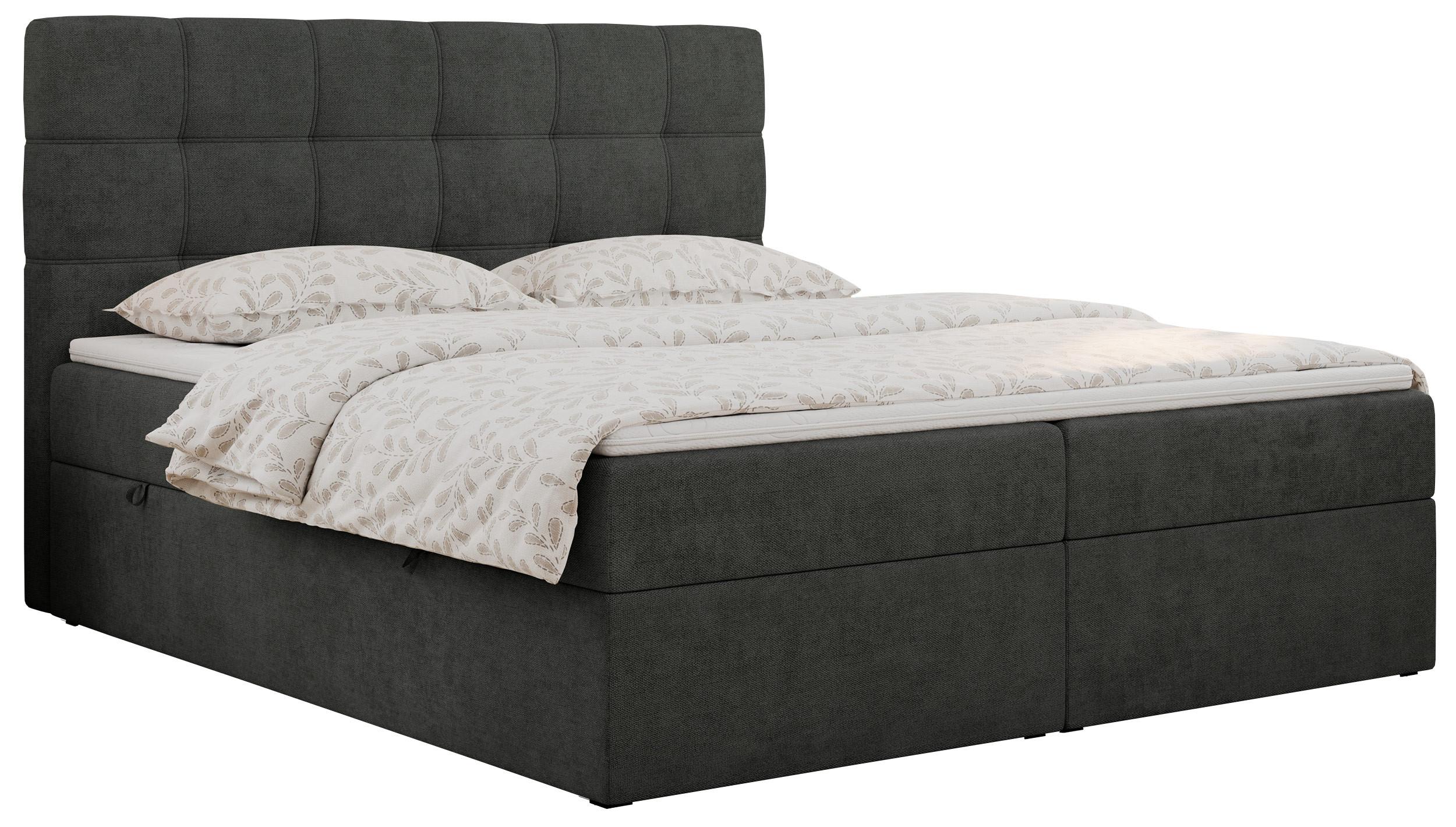 wohnli-moebel-suche-800000649720 Wohnli Möbelsuche - BOXBETT ERNI 140/200 - Dunkelgrau Strukture - H4