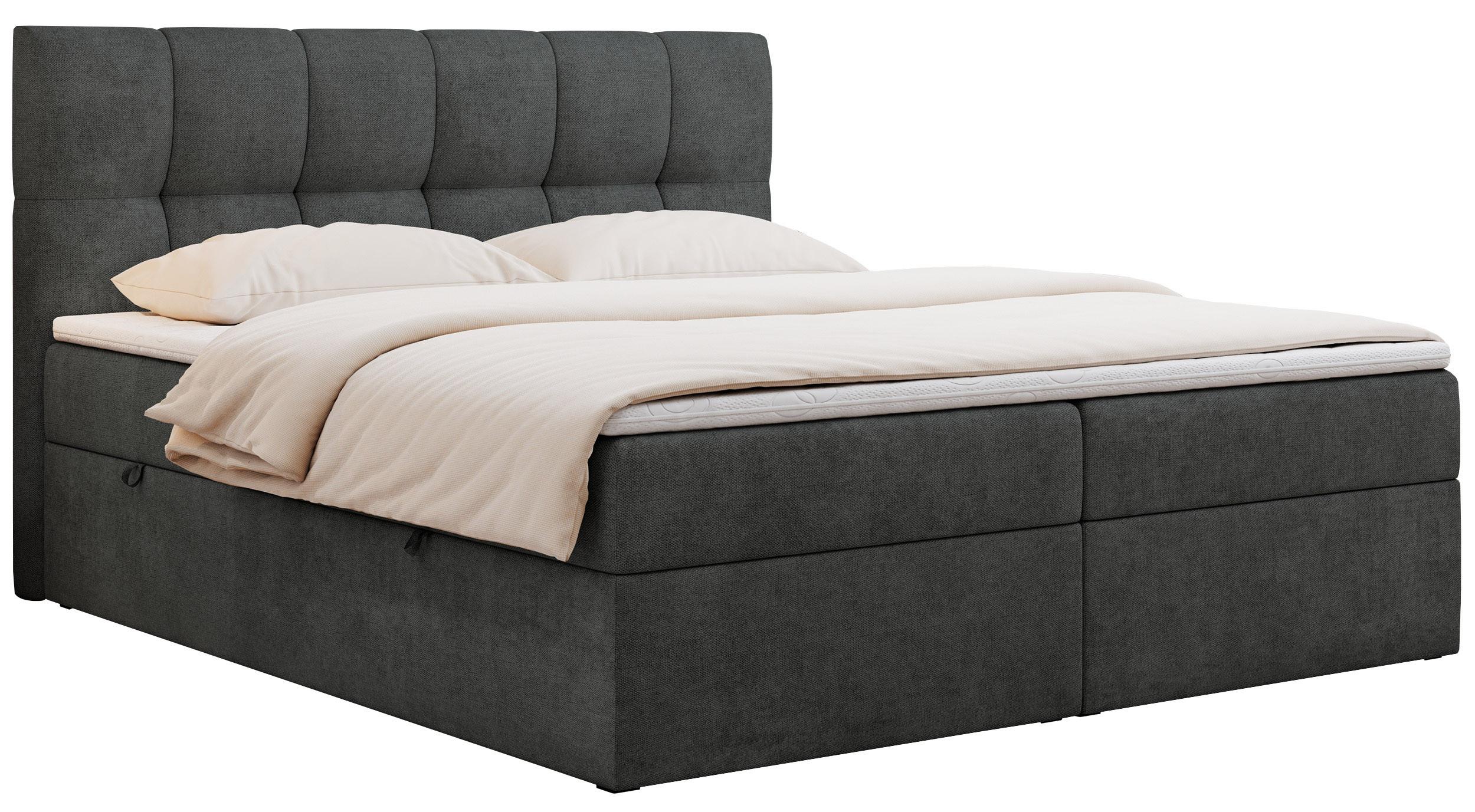 wohnli-moebel-suche-800000649806 Wohnli Möbelsuche - BOXBETT RICO 160/200 Dunkelgrau Struktur - H3
