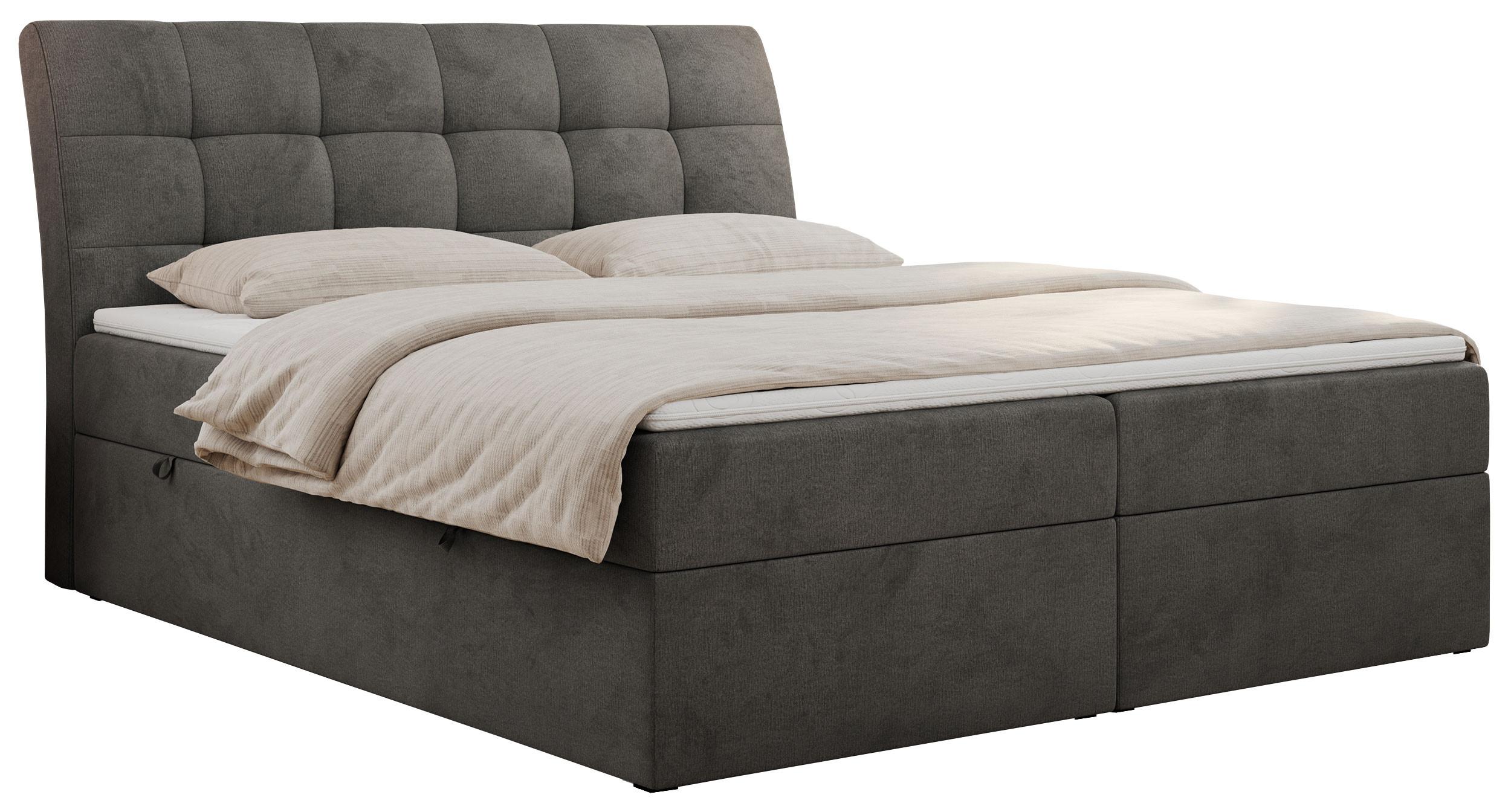 wohnli-moebel-suche-800000649953 Wohnli Möbelsuche - BOXBETT DIEGOS 120/200 Dunkelgrau Velvet - H4