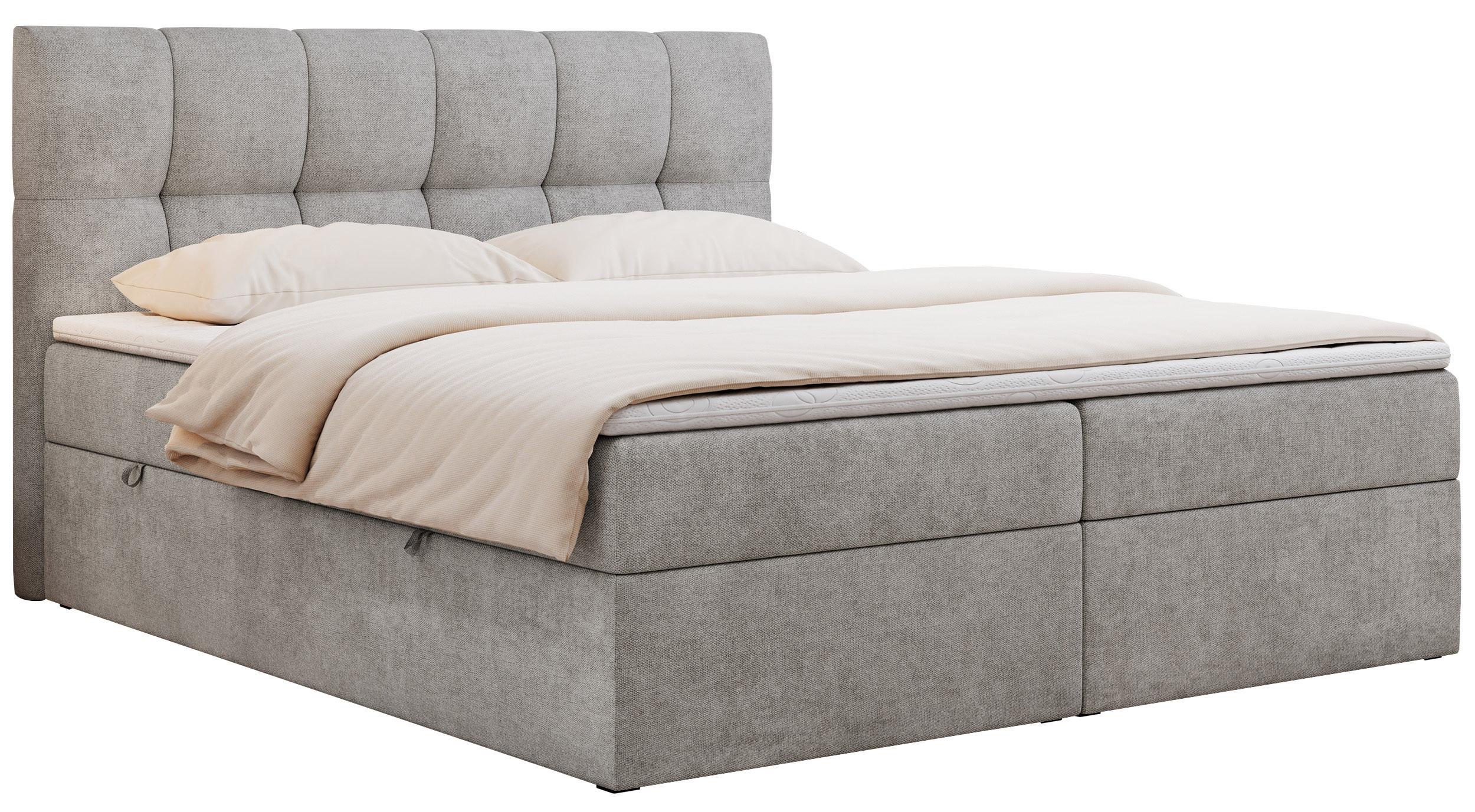wohnli-moebel-suche-800000649980 Wohnli Möbelsuche - BOXBETT RICO 160/200 Hellgrau Struktur - H3