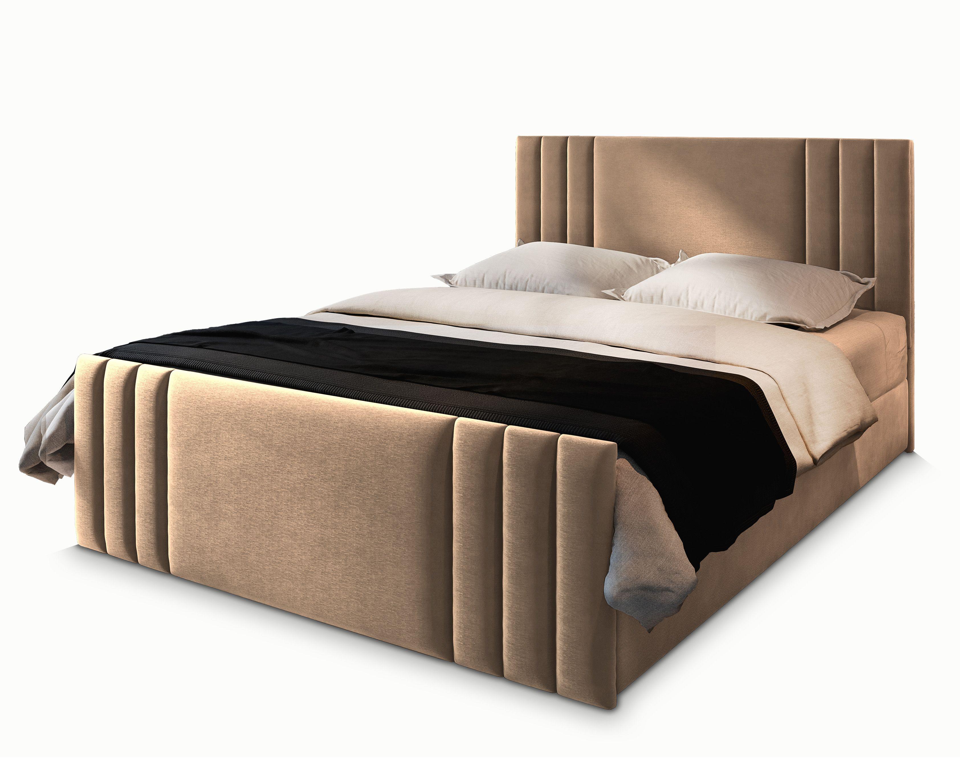 wohnli-moebel-suche-800000650770 Wohnli Möbelsuche - BOXBETT KANES 160x200 cm mit Matratze und Topper - Beige