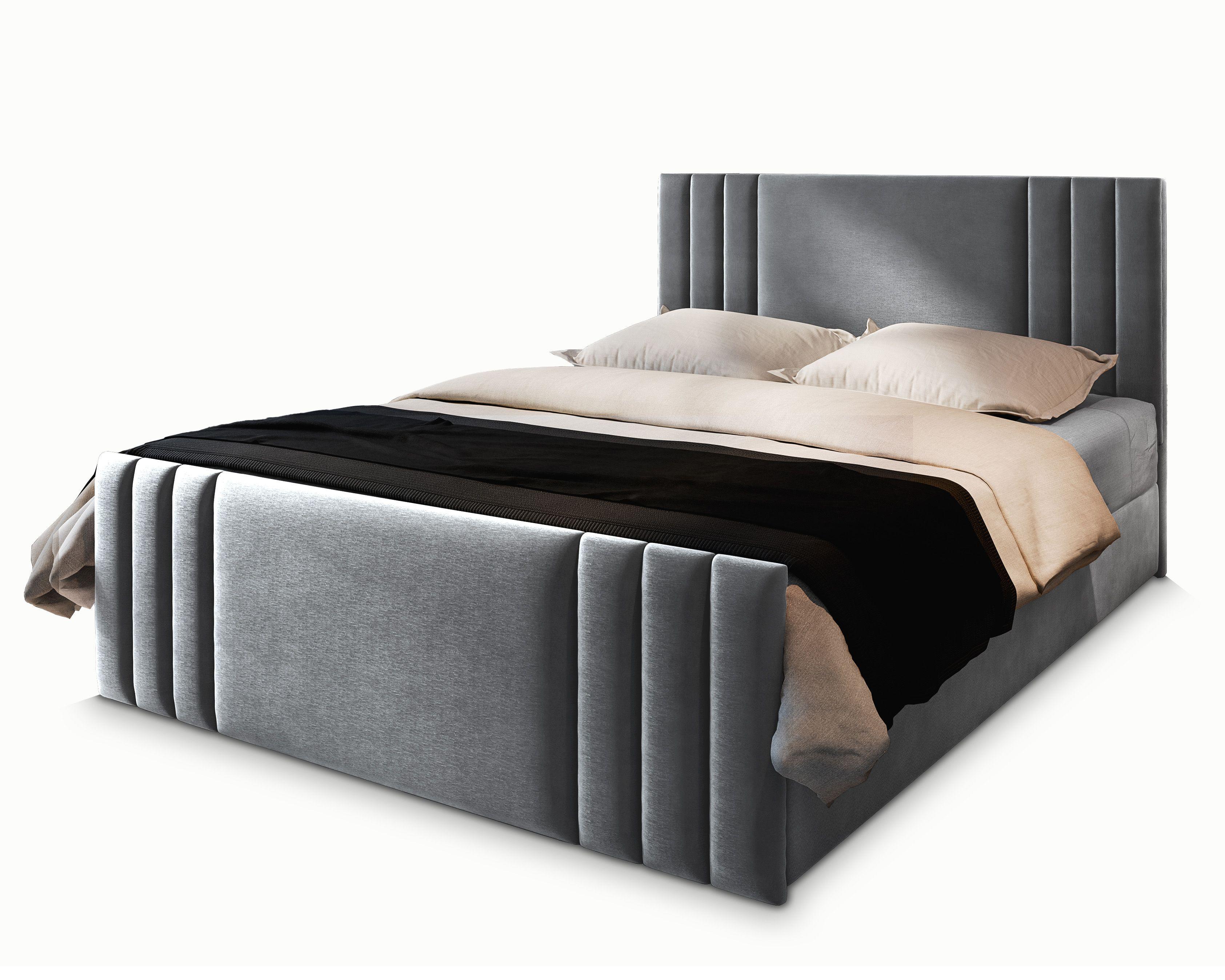 wohnli-moebel-suche-800000650807 Wohnli Möbelsuche - BOXBETT KANES 180x200 cm mit Matratze und Topper - Hellgrau