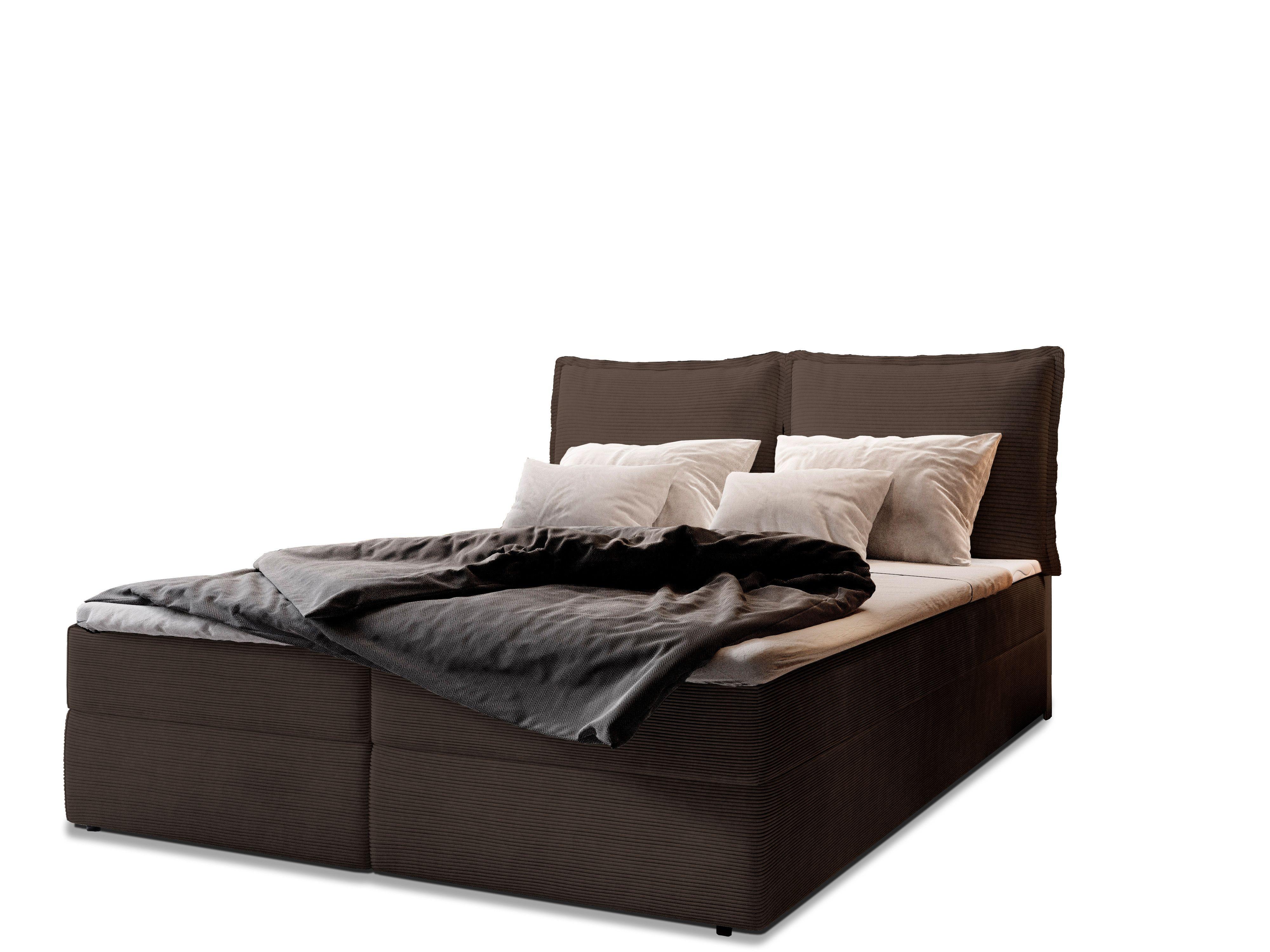 wohnli-moebel-suche-800000650843 Wohnli Möbelsuche - BOXBETT LENTE 180x200 cm mit Matratze und Topper - Braun