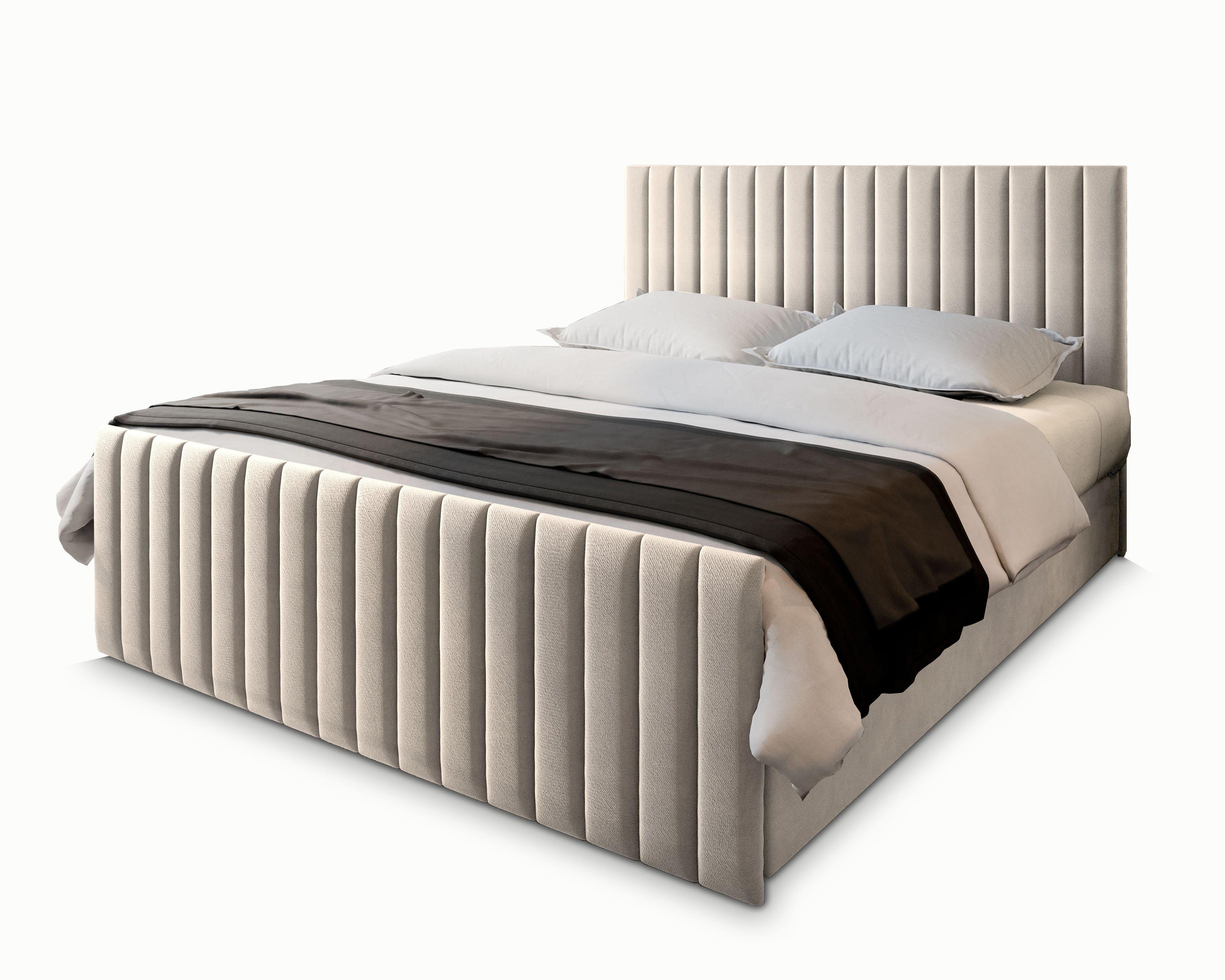 Wohnli Möbelsuche - BOXBETT ARION 160x200 cm mit Matratze und Topper