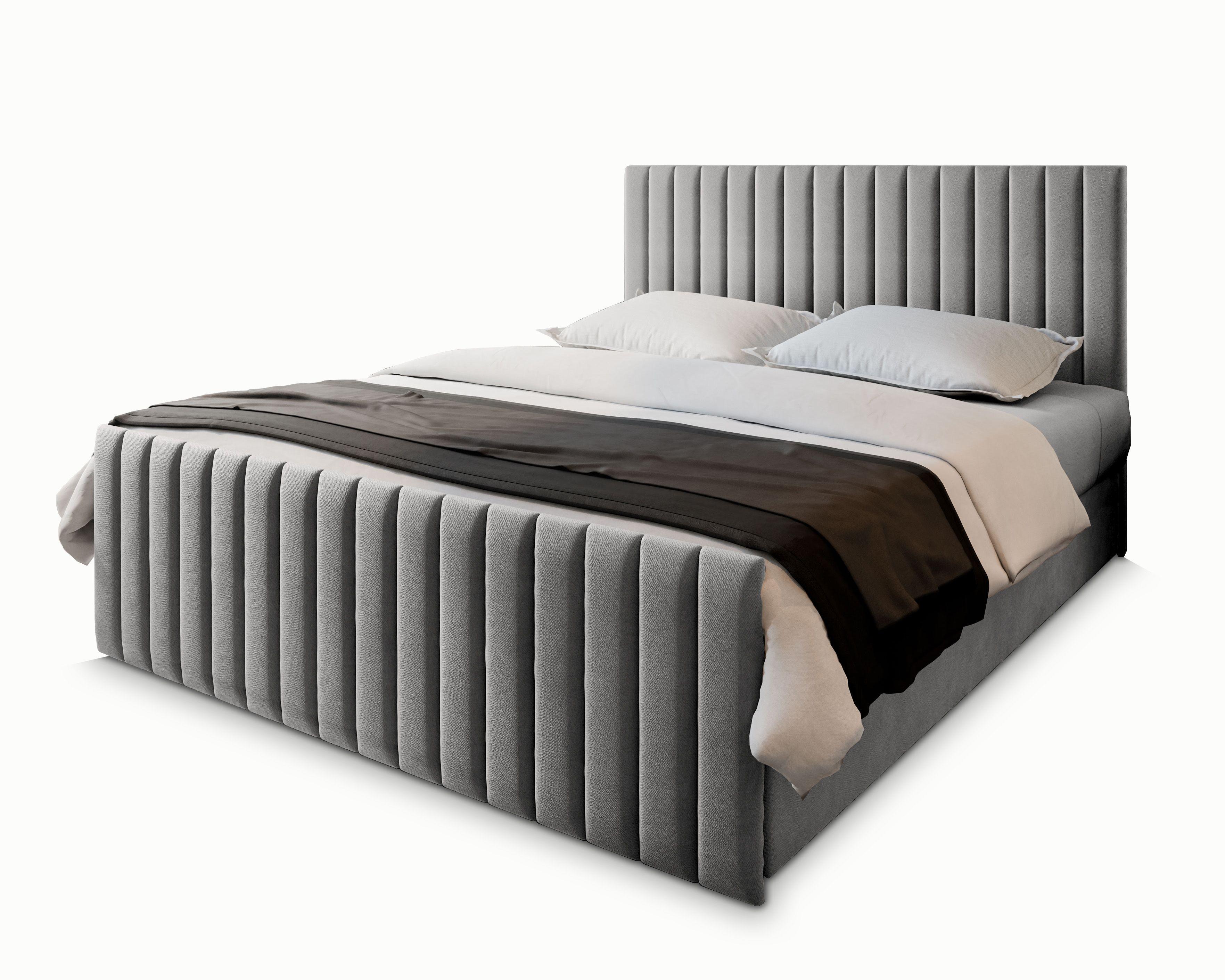 Wohnli Möbelsuche - BOXBETT ARION 140x200 cm mit Matratze und Topper
