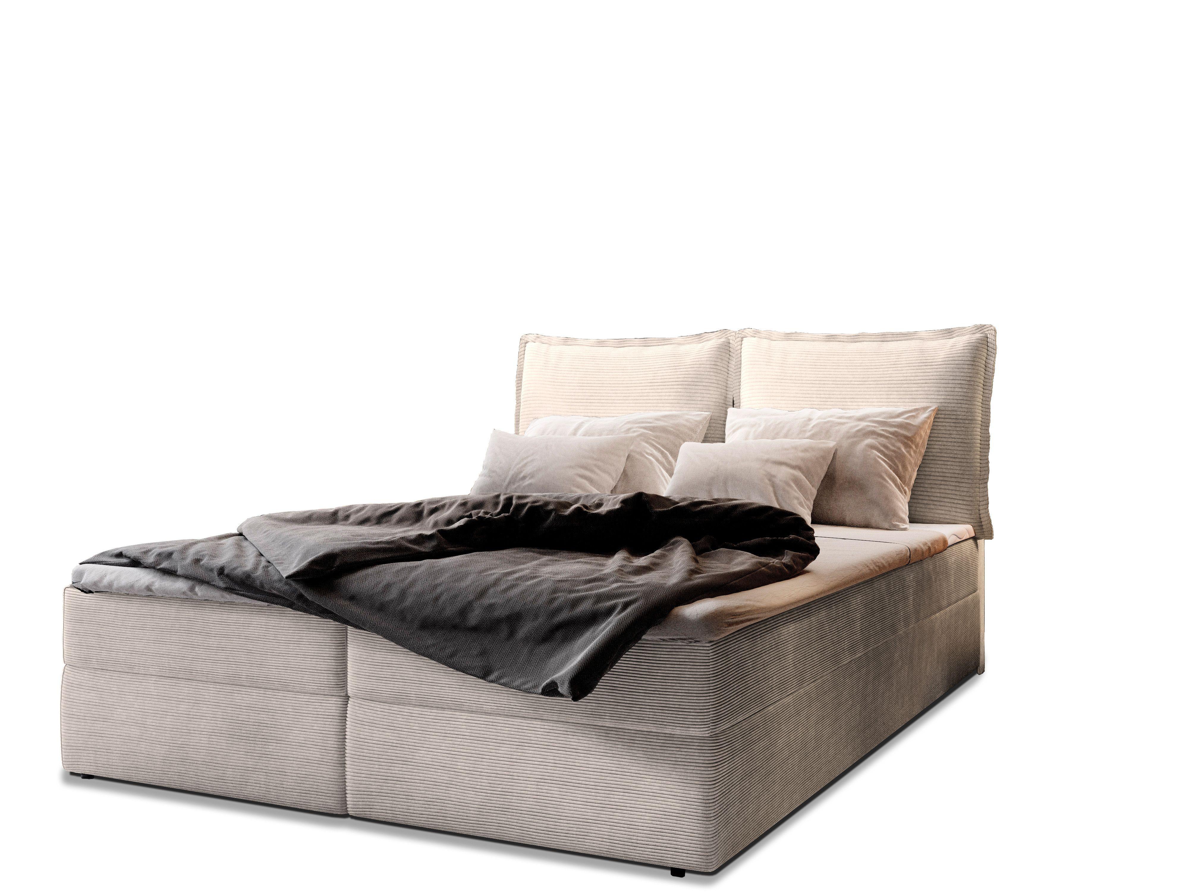 wohnli-moebel-suche-800000650907 Wohnli Möbelsuche - BOXBETT LENTE 160x200 cm mit Matratze und Topper - Creme