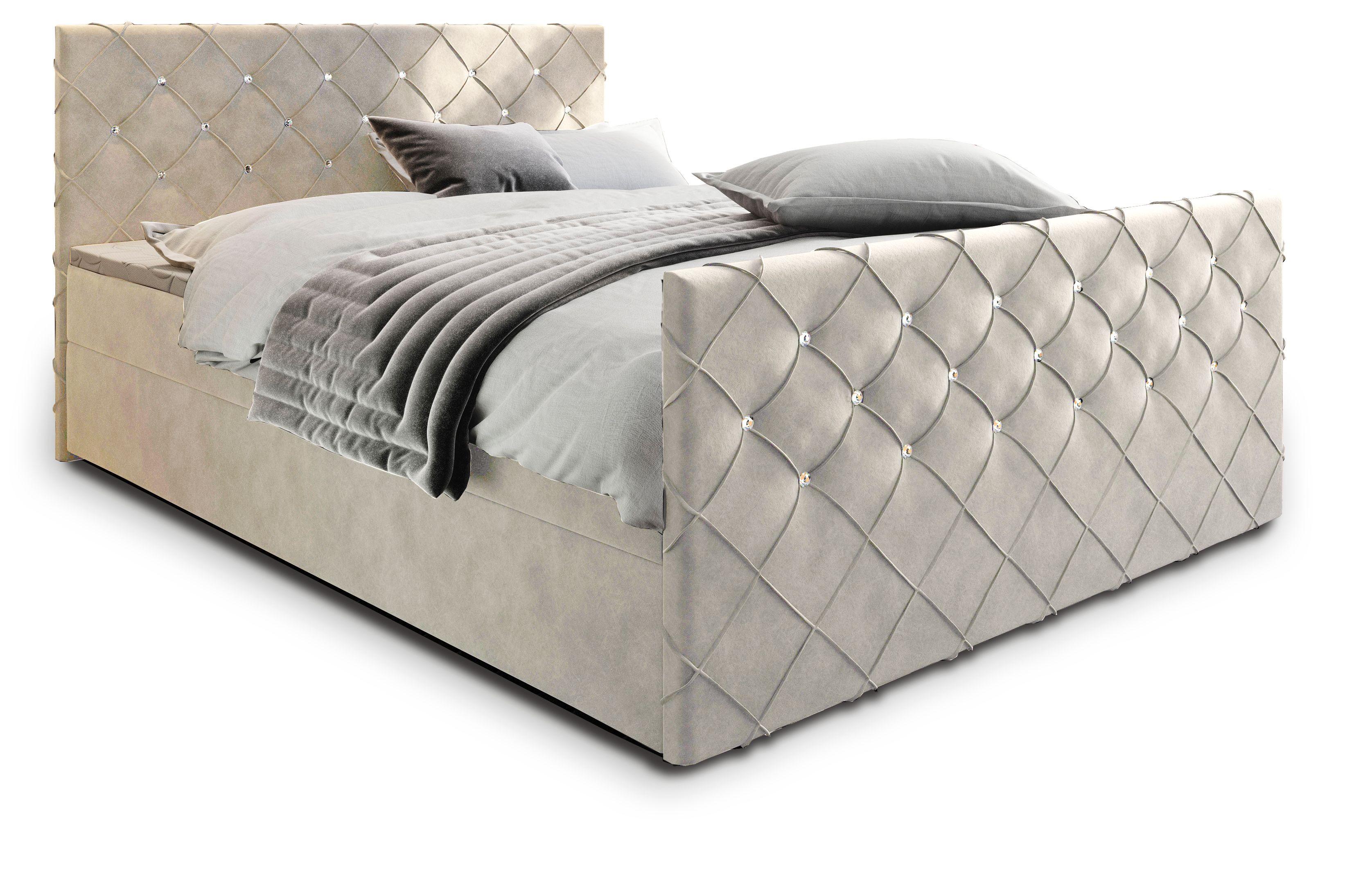 wohnli-moebel-suche-800000650926 Wohnli Möbelsuche - BOXBETT MANDI 160x200 cm mit Matratze und Topper - Beige