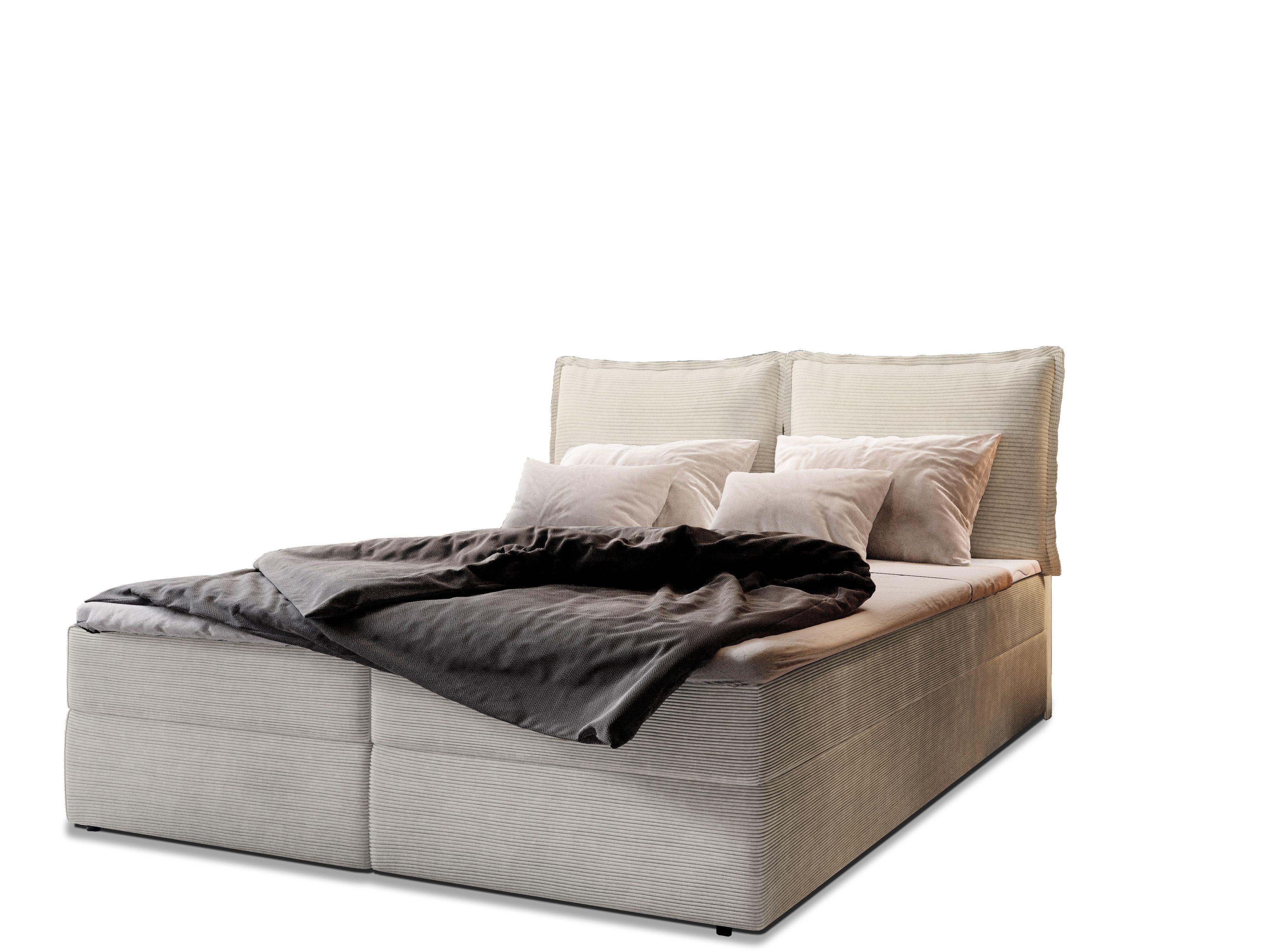 wohnli-moebel-suche-800000650929 Wohnli Möbelsuche - BOXBETT LENTE 140x200 cm mit Matratze und Topper - Beige