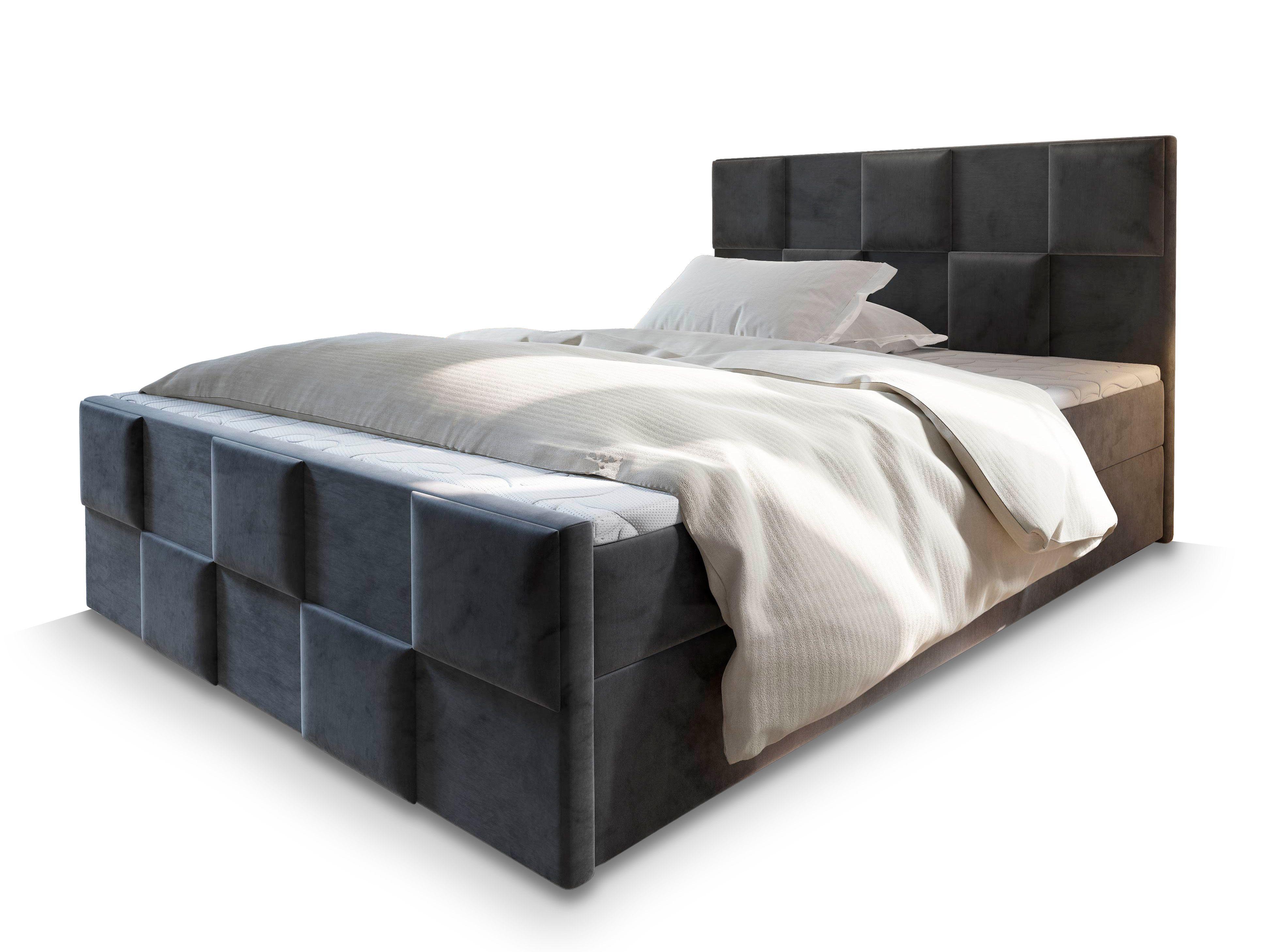 wohnli-moebel-suche-800000650939 Wohnli Möbelsuche - BOXBETT MONA 180x200 cm mit Matratze und Topper - Grau