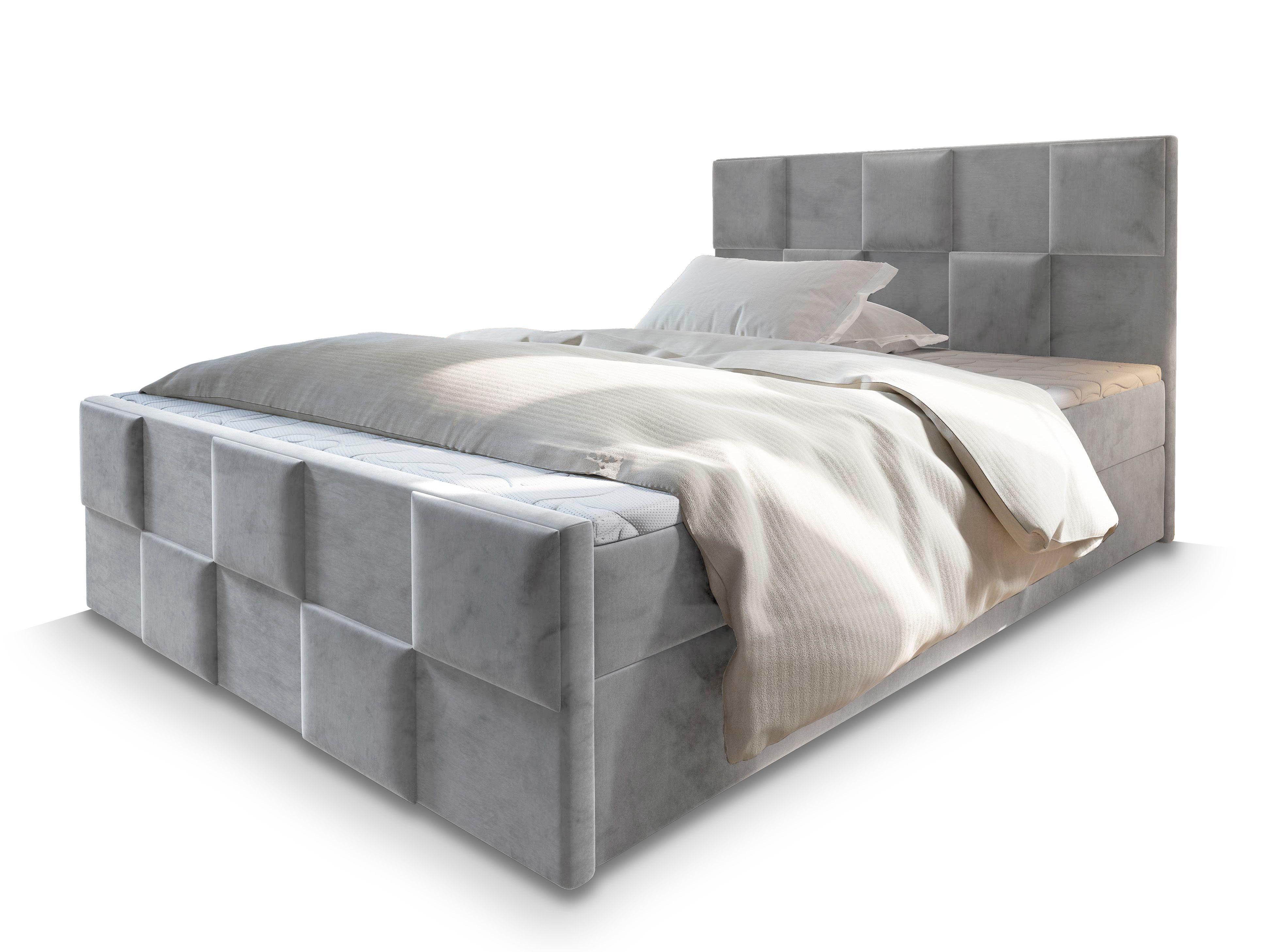 wohnli-moebel-suche-800000650967 Wohnli Möbelsuche - BOXBETT MONA 140x200 cm mit Matratze und Topper - Hellgrau