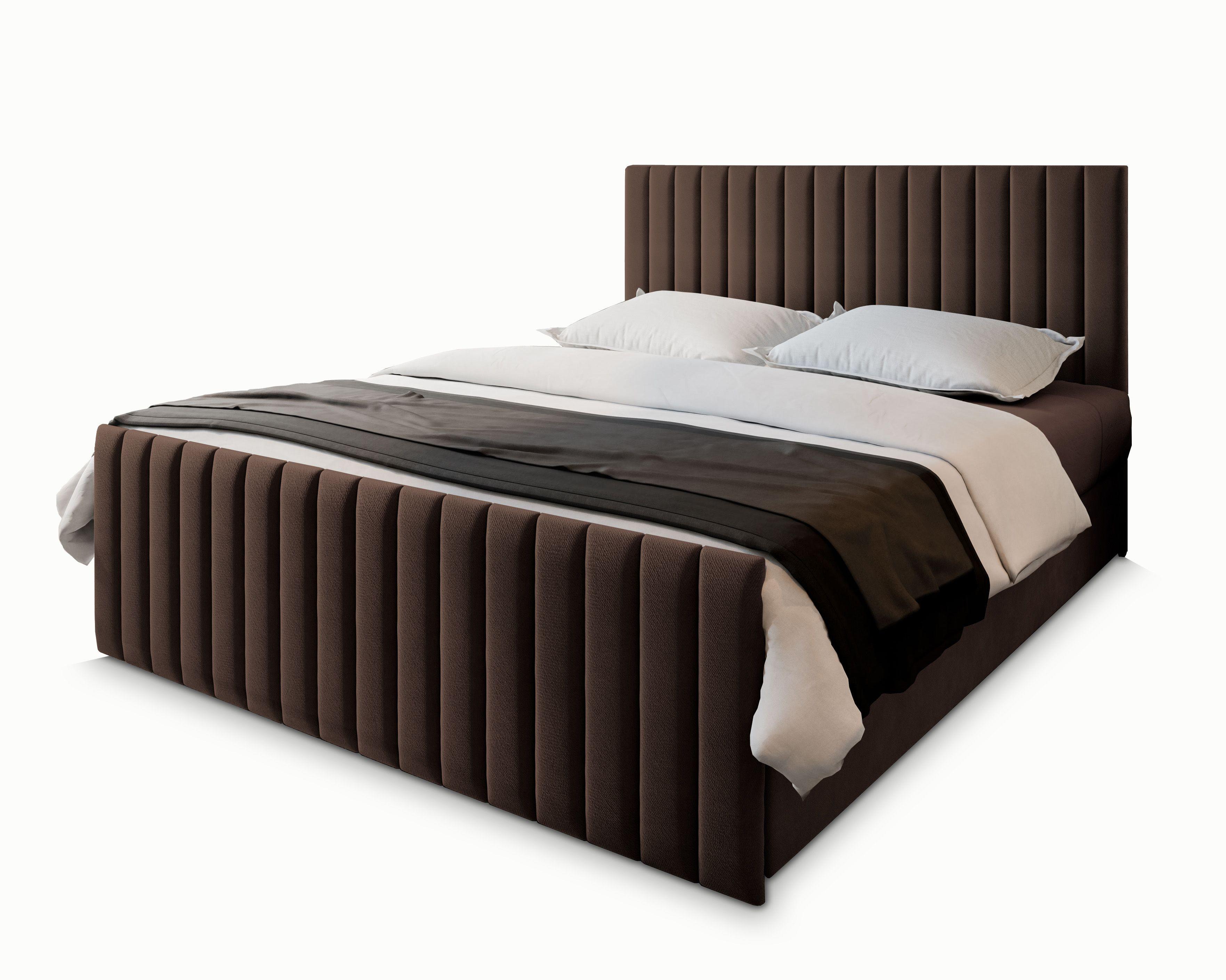 Wohnli Möbelsuche - BOXBETT ARION 140x200 cm mit Matratze und Topper