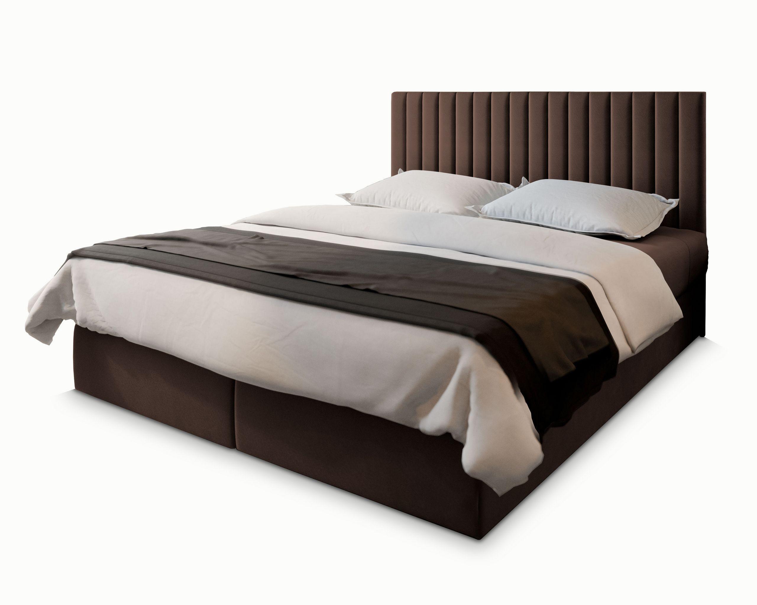 wohnli-moebel-suche-800000651024 Wohnli Möbelsuche - BOXBETT BRESEL 160x200 cm mit Matratze und Topper - Braun