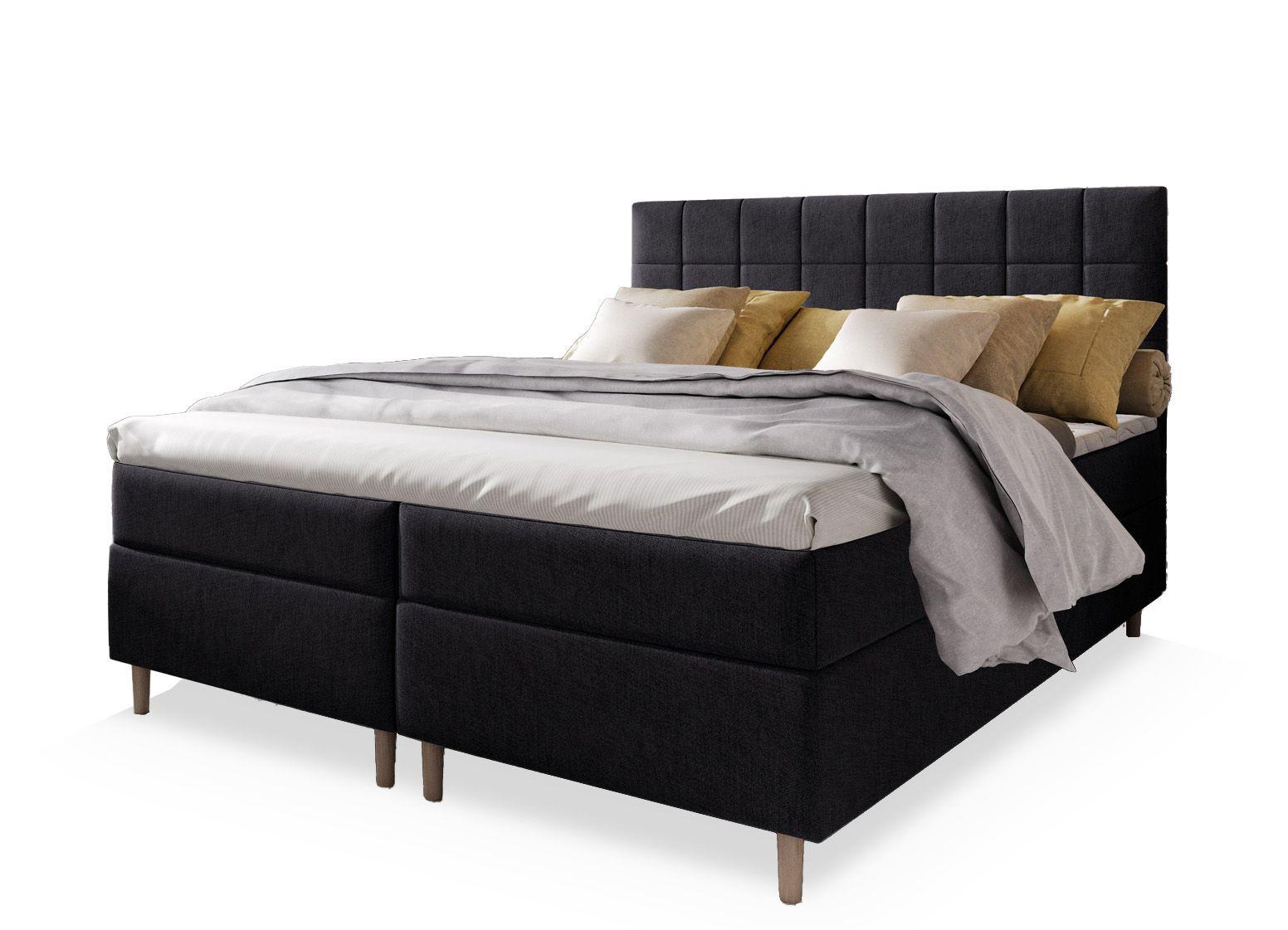 wohnli-moebel-suche-800000651034 Wohnli Möbelsuche - BOXBETT IBIZA 160x200 cm mit Matratze und Topper - Schwarz
