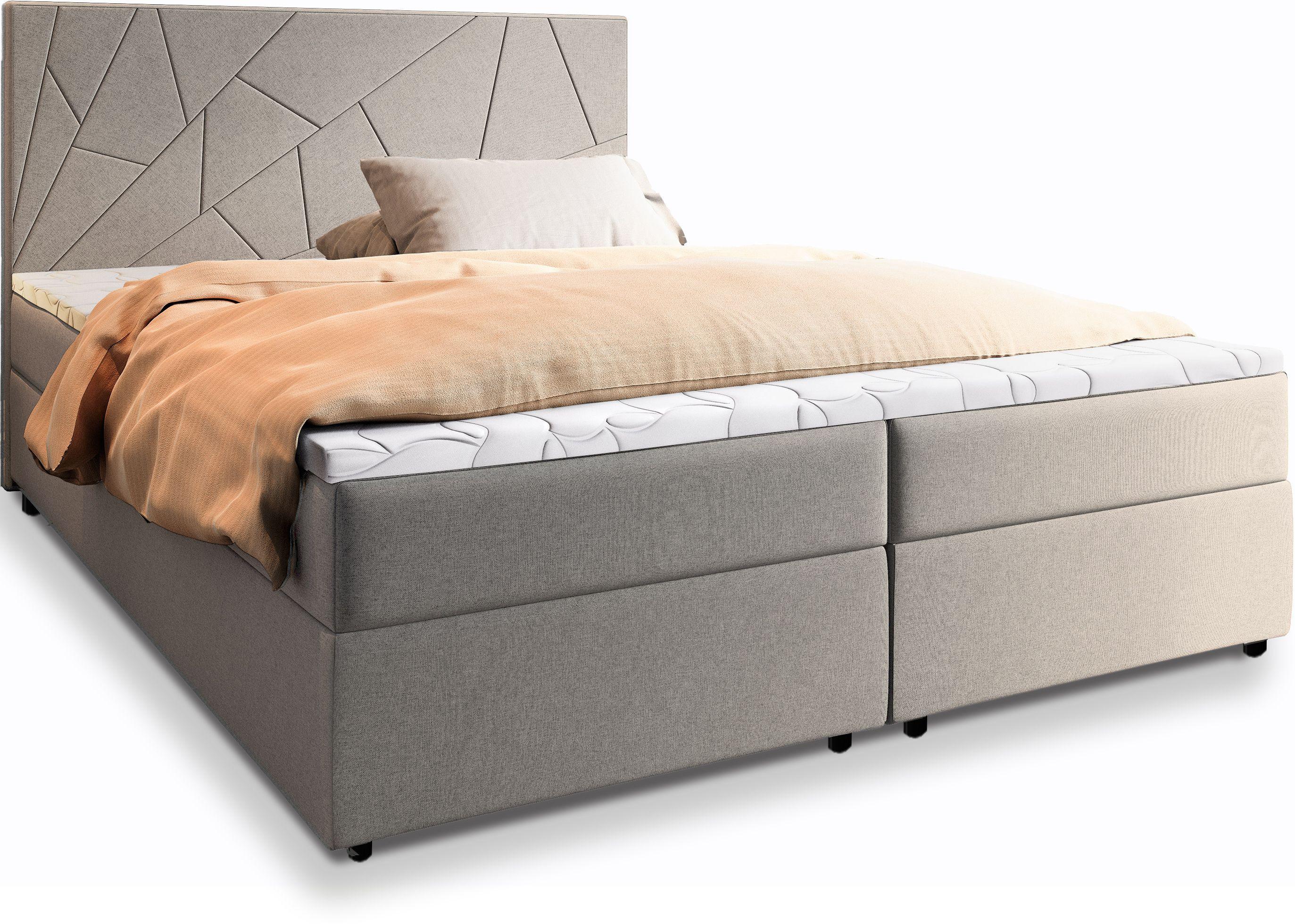 wohnli-moebel-suche-800000651067 Wohnli Möbelsuche - BOXBETT MADO 140x200 cm mit Matratze und Topper - Beige