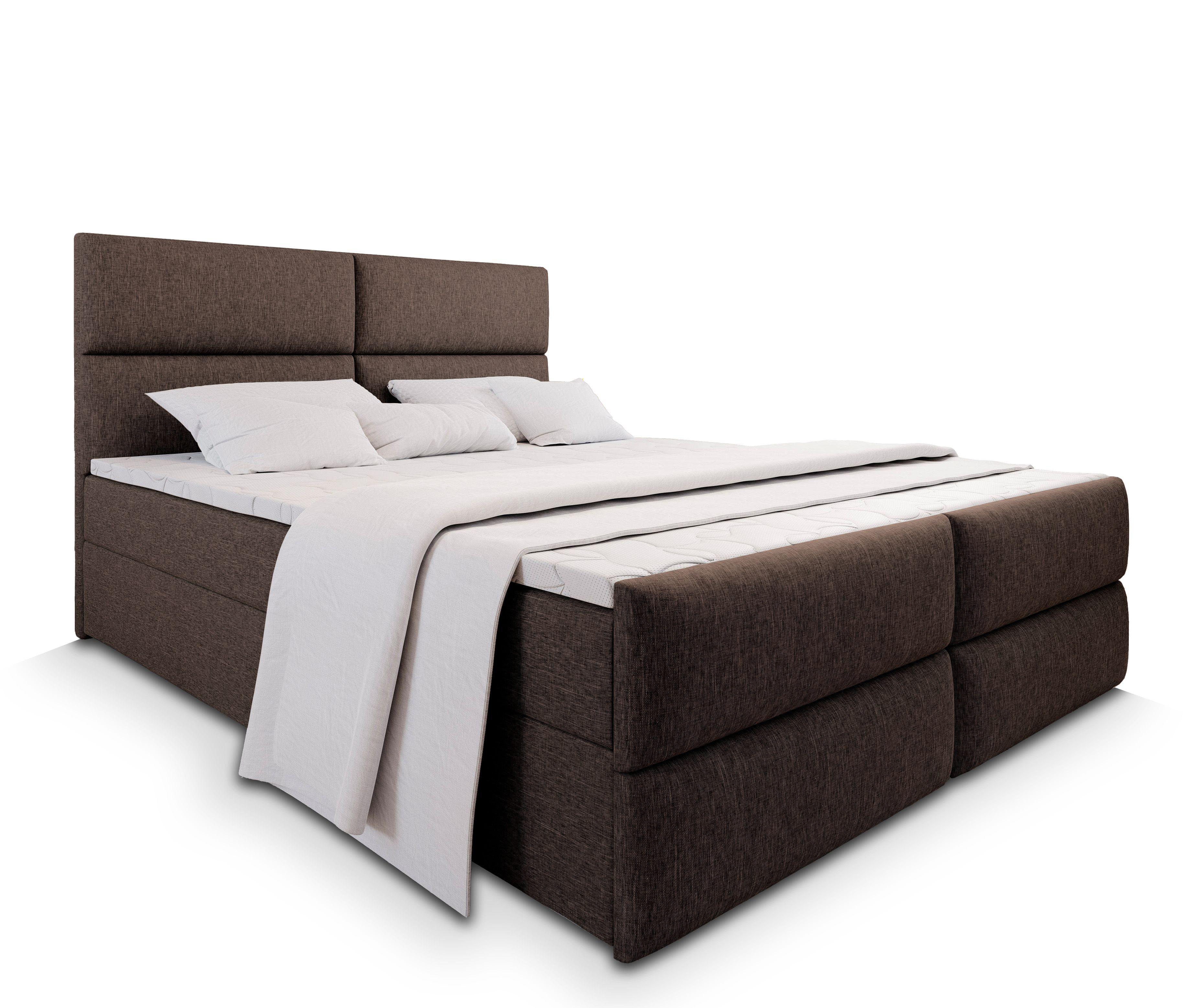 wohnli-moebel-suche-800000651087 Wohnli Möbelsuche - BOXBETT MULEN 140x200 cm mit Matratze und Topper - Braun