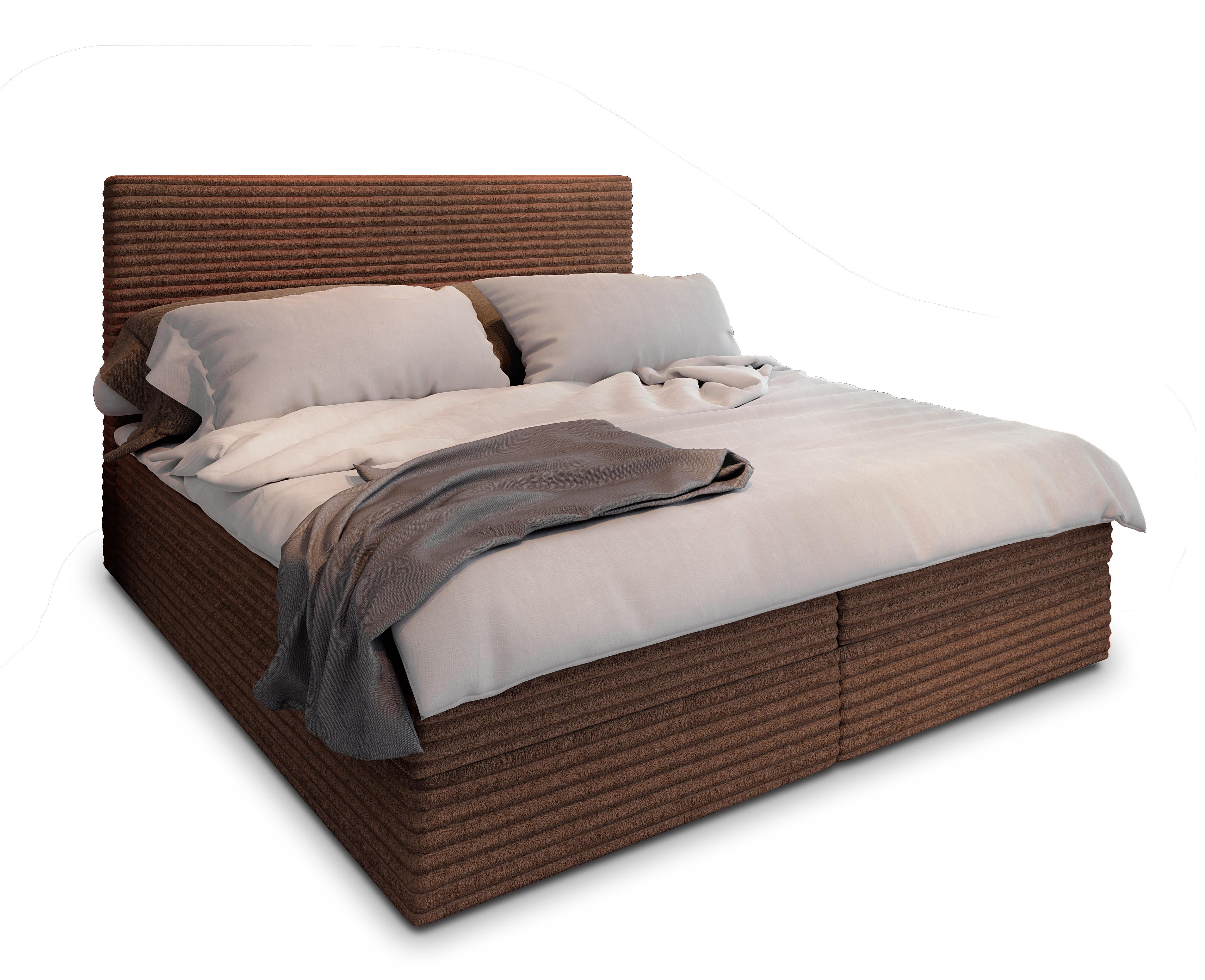 wohnli-moebel-suche-800000651159 Wohnli Möbelsuche - BOXBETT PISA 160x200 cm mit Matratze und Topper - Braun
