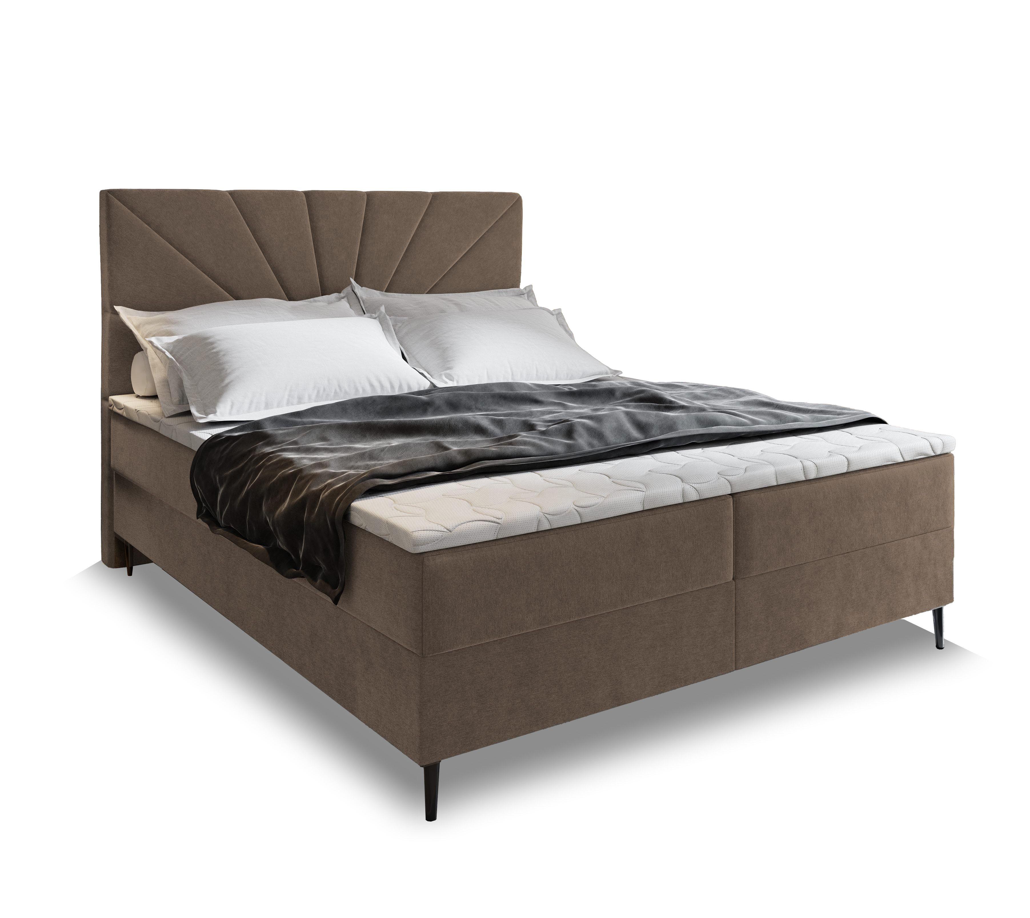 wohnli-moebel-suche-800000651213 Wohnli Möbelsuche - BOXBETT MURI 140x200 cm mit Matratze und Topper - Braun
