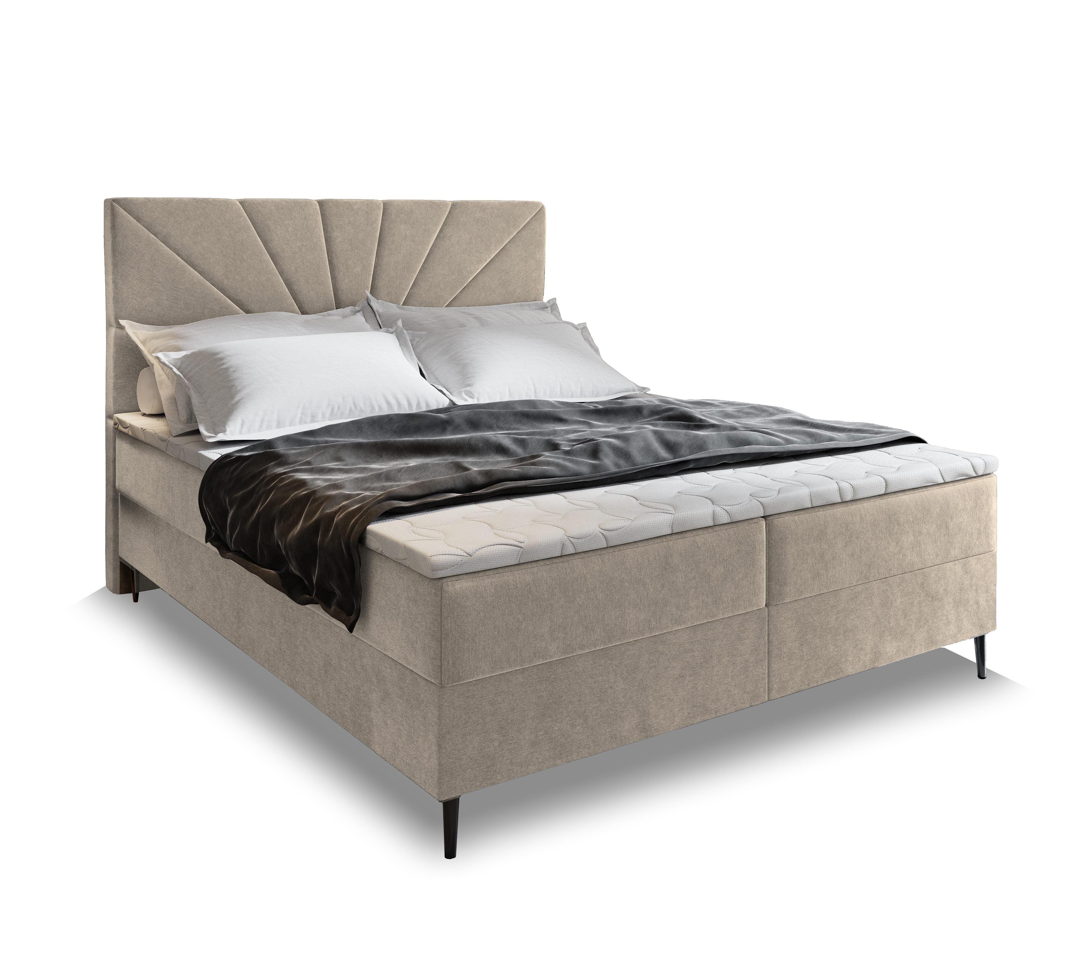 wohnli-moebel-suche-800000651223 Wohnli Möbelsuche - BOXBETT MURI 160x200 cm mit Matratze und Topper - Beige