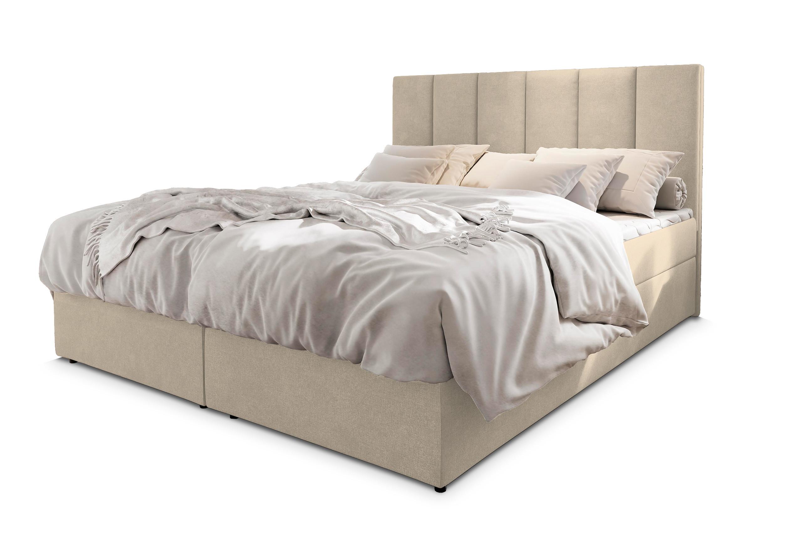 wohnli-moebel-suche-800000651332 Wohnli Möbelsuche - BOXBETT MERIL 140x200 cm mit Matratze und Topper - Beige
