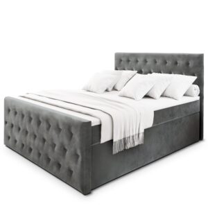 wohnli-moebel-suche-800000651371 Wohnli Möbelsuche - BOXBETT FONDI 180x200 cm mit Matratze und Topper - Grau