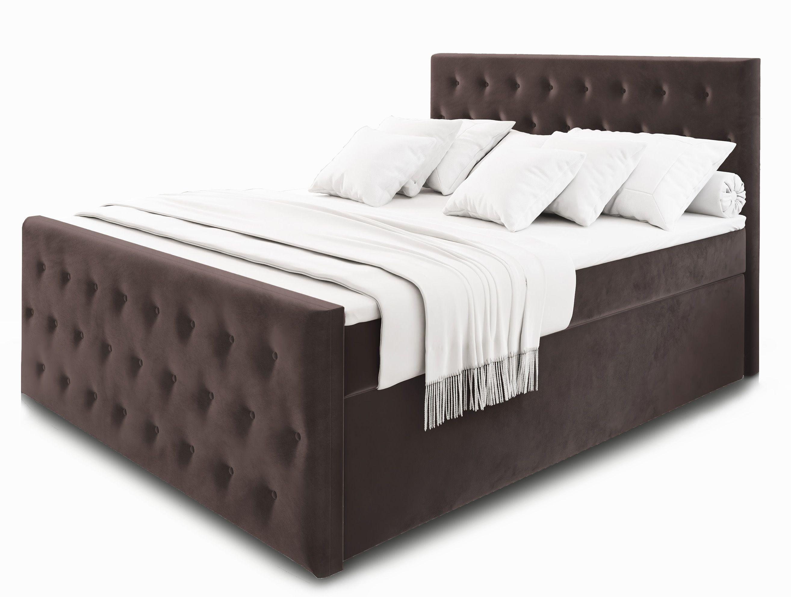 wohnli-moebel-suche-800000651393 Wohnli Möbelsuche - BOXBETT FONDI 160x200 cm mit Matratze und Topper - Braun