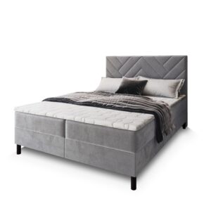wohnli-moebel-suche-800000651430 Wohnli Möbelsuche - BOXBETT ROKIS 160x200 cm mit Matratze und Topper - Hellgrau