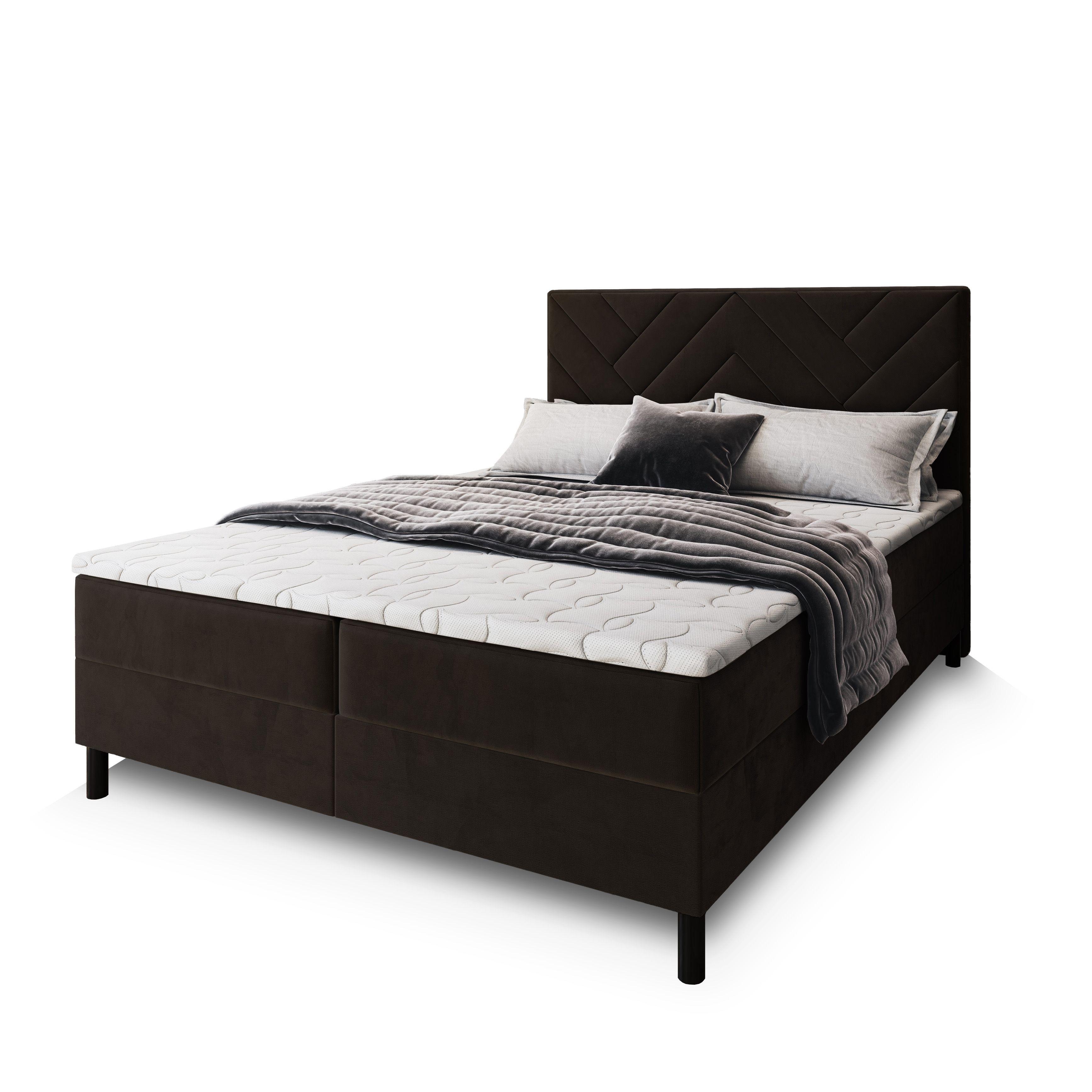 wohnli-moebel-suche-800000651456 Wohnli Möbelsuche - BOXBETT ROKIS 180x200 cm mit Matratze und Topper - Braun