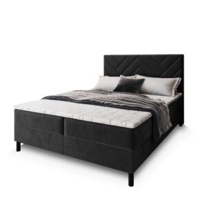 wohnli-moebel-suche-800000651493 Wohnli Möbelsuche - BOXBETT ROKIS 160x200 cm mit Matratze und Topper - Schwarz