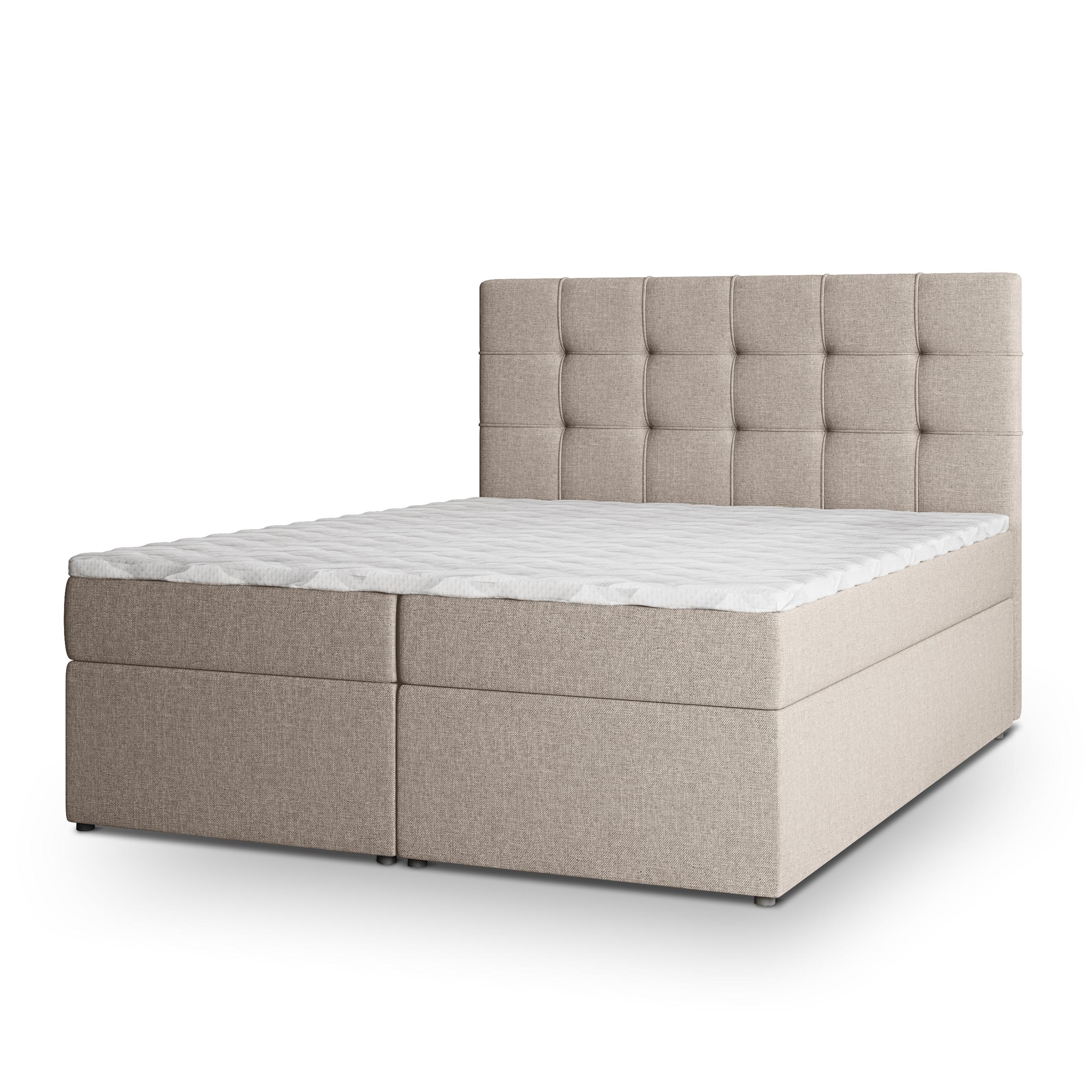 wohnli-moebel-suche-800000651547 Wohnli Möbelsuche - BOXBETT PALMA 180x200 cm mit Matratze und Topper - Beige