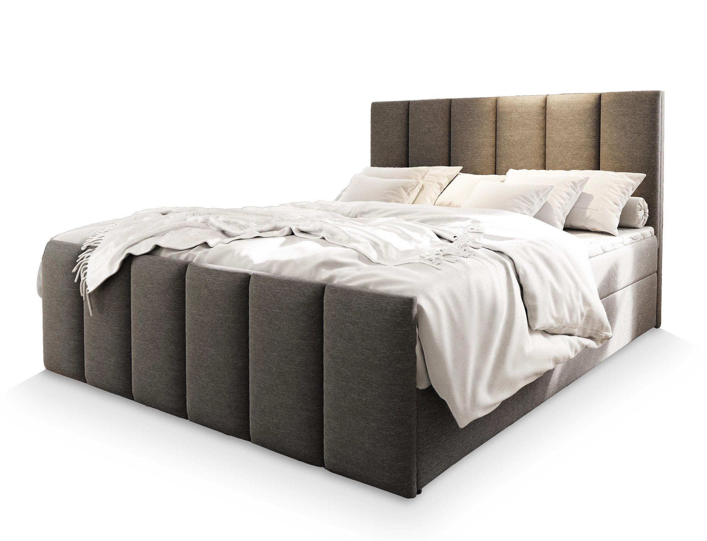 wohnli-moebel-suche-800000651584 Wohnli Möbelsuche - BOXBETT LAGO 140x200 cm mit Matratze und Topper - Hellgrau