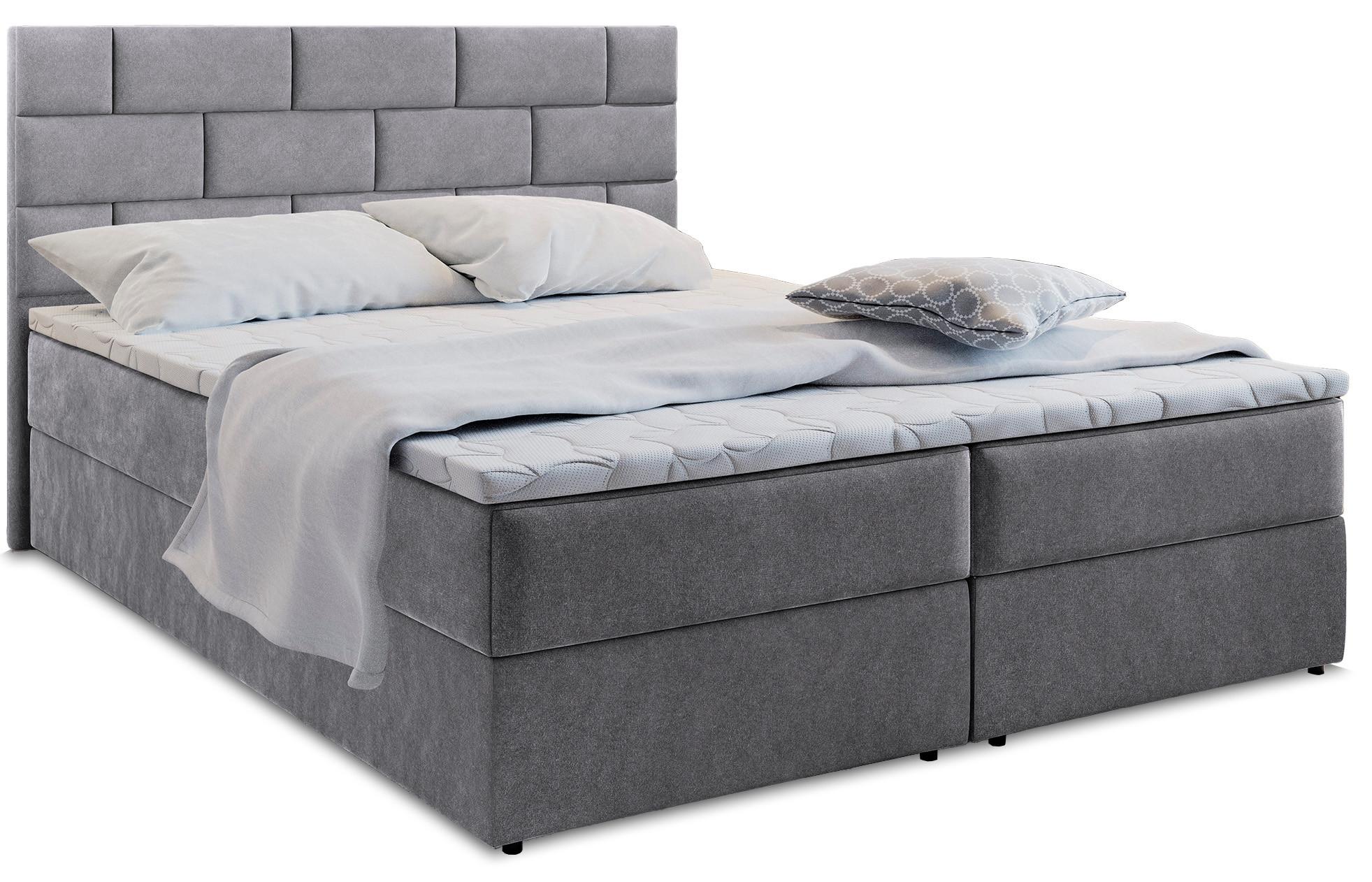 wohnli-moebel-suche-800000651613 Wohnli Möbelsuche - BOXBETT KERLO 140x200 cm mit Matratze und Topper - Grau