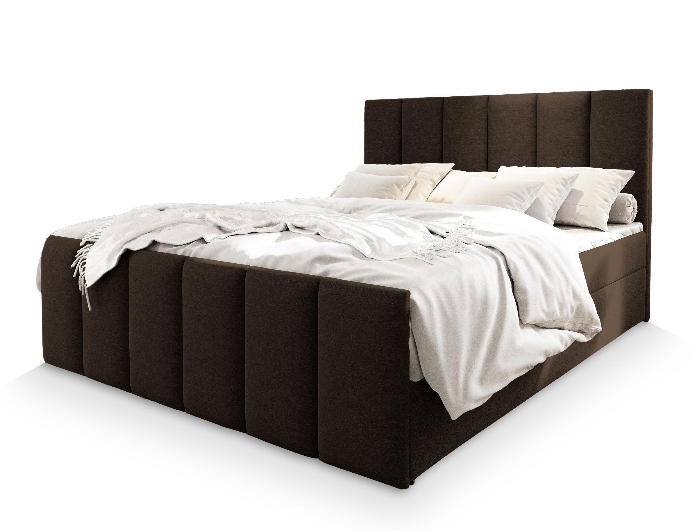 wohnli-moebel-suche-800000651620 Wohnli Möbelsuche - BOXBETT LAGO 140x200 cm mit Matratze und Topper - Braun