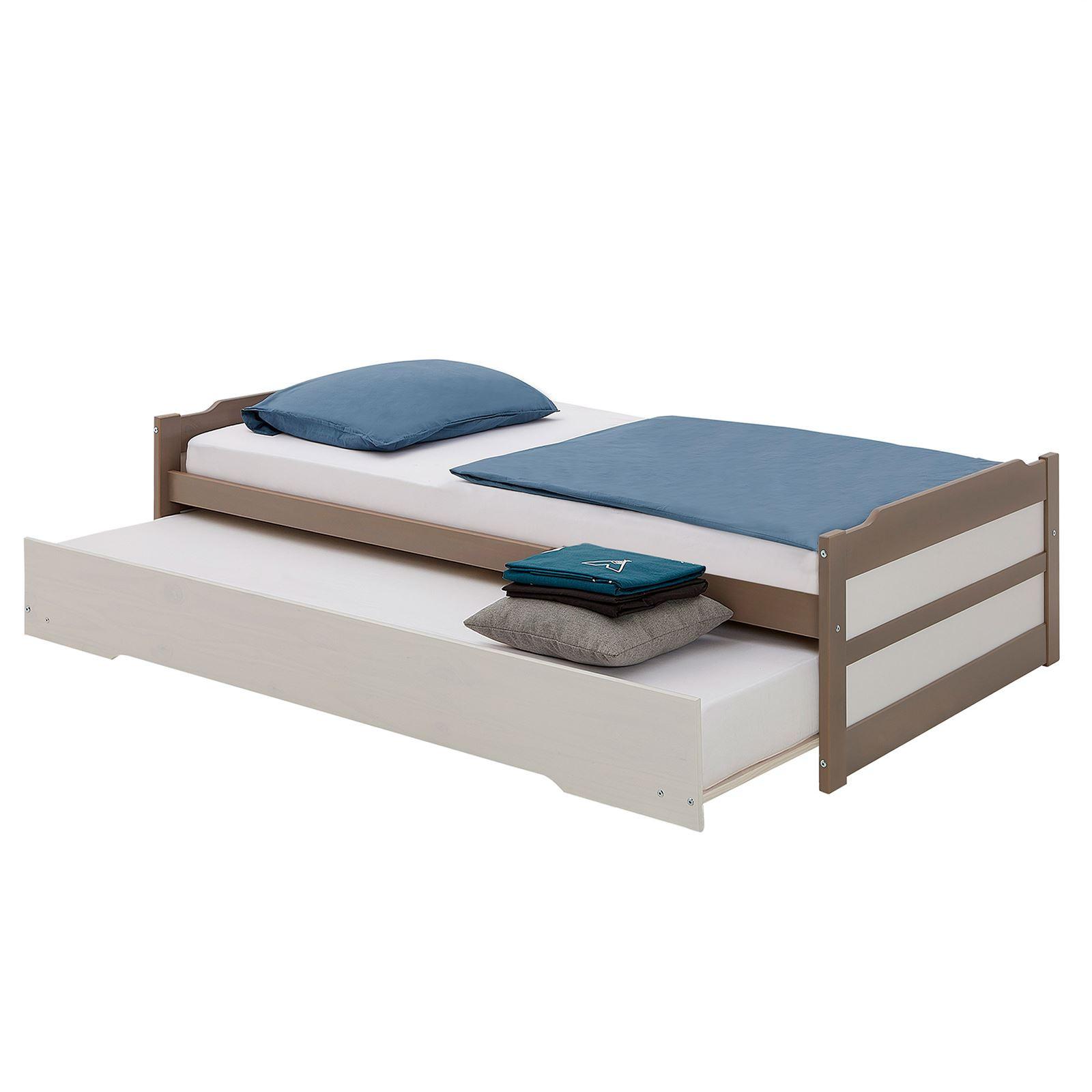 wohnli-moebel-suche-800000654863 Wohnli Möbelsuche - TANDEMBETT LORENA 90x190 cm taupe/weiß
