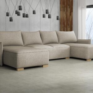 wohnli-moebel-suche-800000656572-1 WOHNLANDSCHAFT Focus U Textil MIRJAN24 Möbel > Sofas & Couches > Wohnlandschaften > Wohnlandschaften U-Form Braun
