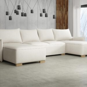 wohnli-moebel-suche-800000656597-1 WOHNLANDSCHAFT Focus U Textil MIRJAN24 Möbel > Sofas & Couches > Wohnlandschaften > Wohnlandschaften U-Form Weiß