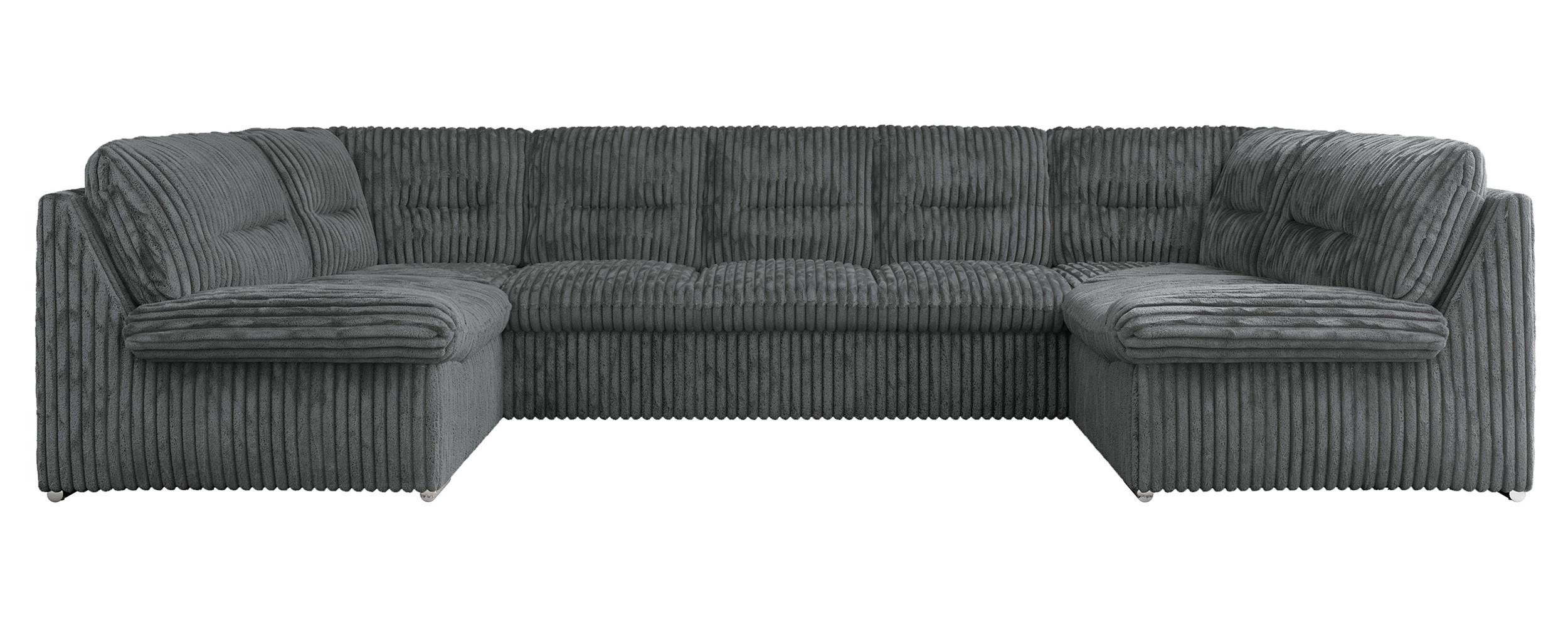 wohnli-moebel-suche-800000663862 Wohnli Möbelsuche - WOHNLANDSCHAFT COMODO U Dunkelgrau Cord