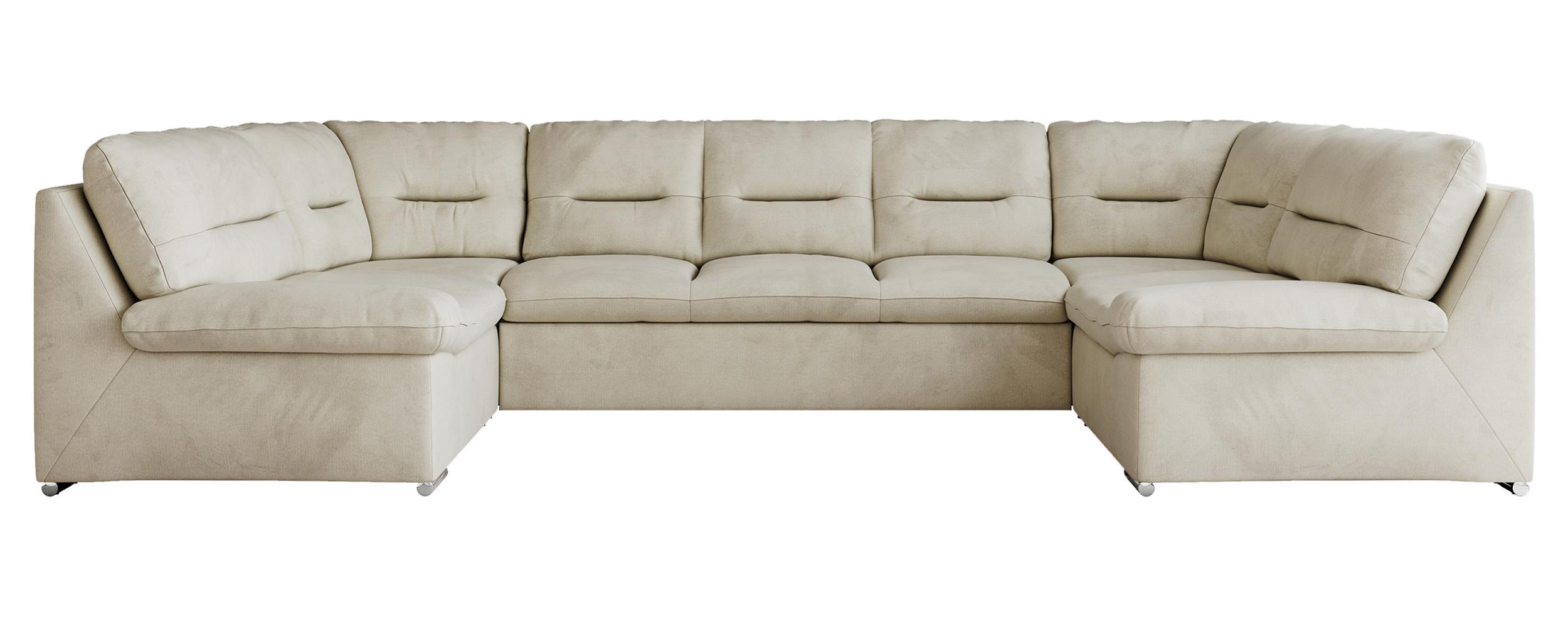 wohnli-moebel-suche-800000664102 Wohnli Möbelsuche - WOHNLANDSCHAFT COMODO U Beige Velvet